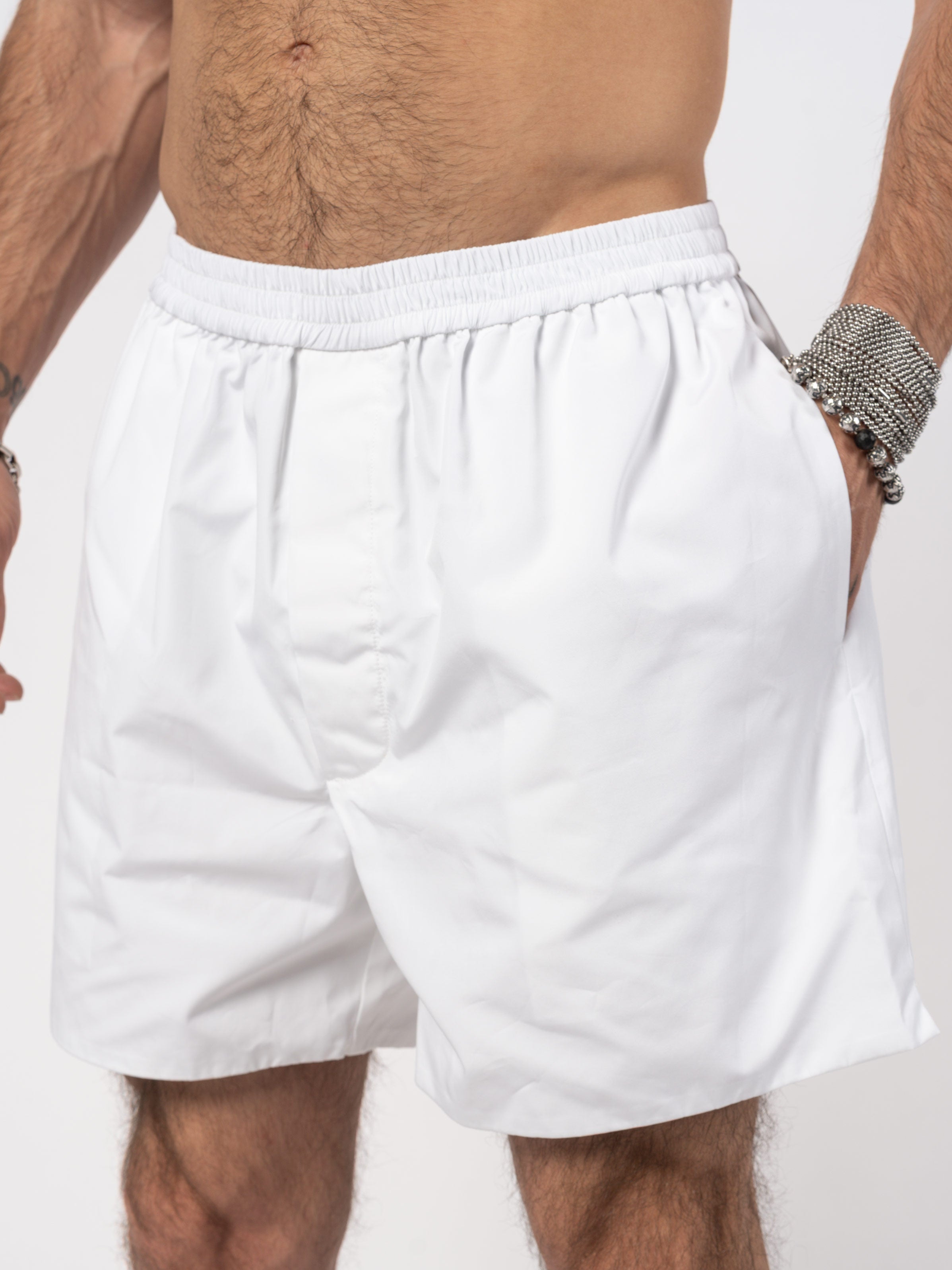 Lightweight Cotton Elastic Shorts - INN7