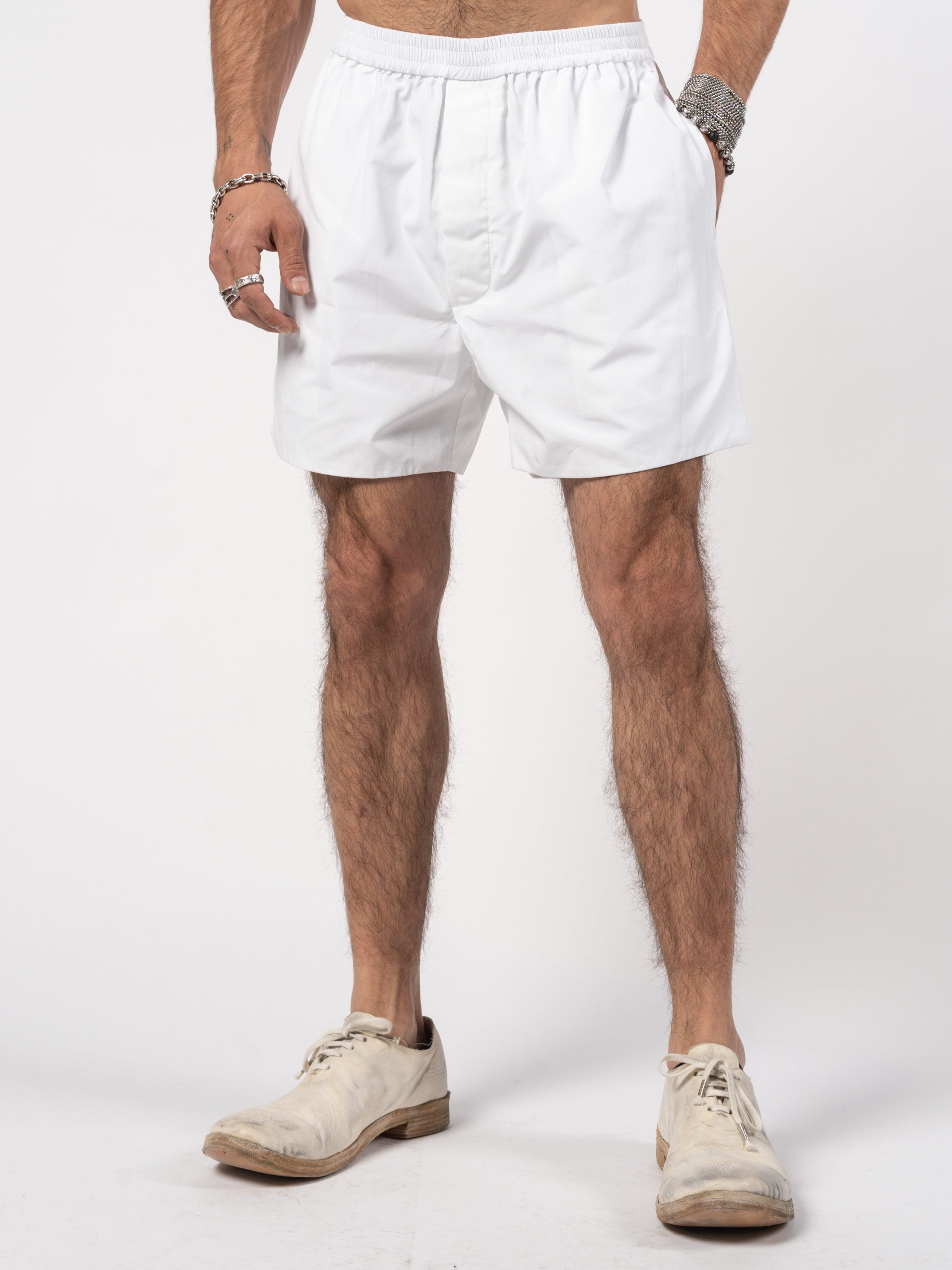 Lightweight Cotton Elastic Shorts - INN7