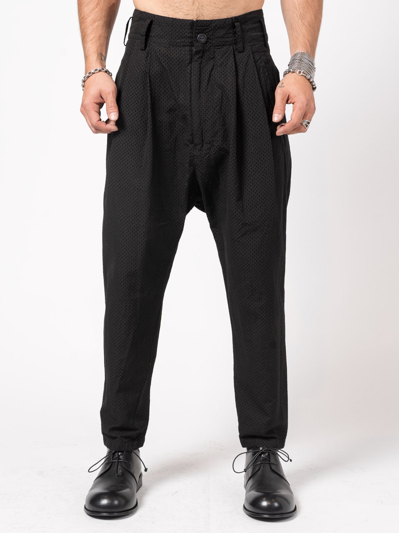 Perforated Trousers - INN7