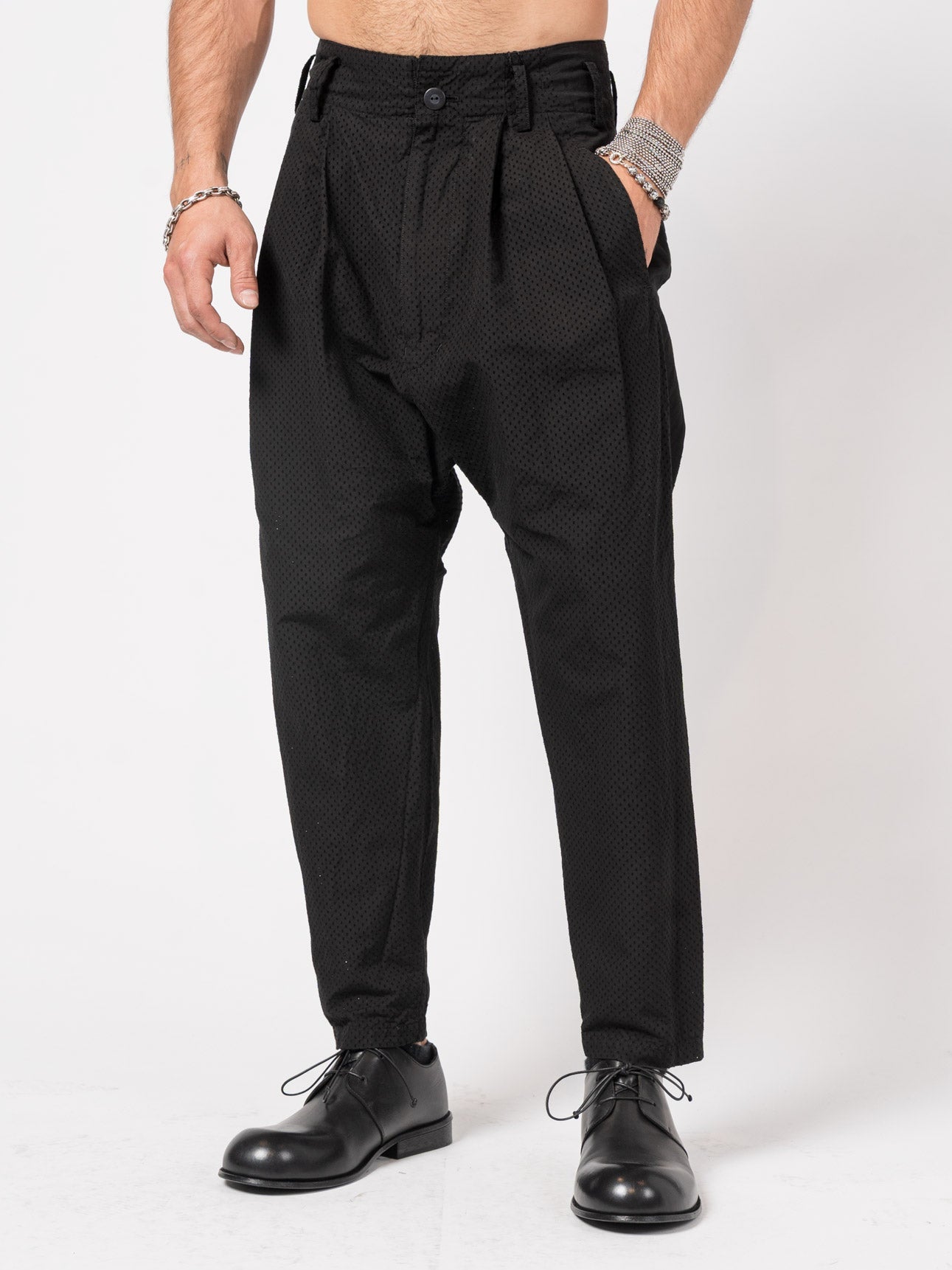 Perforated Trousers - INN7