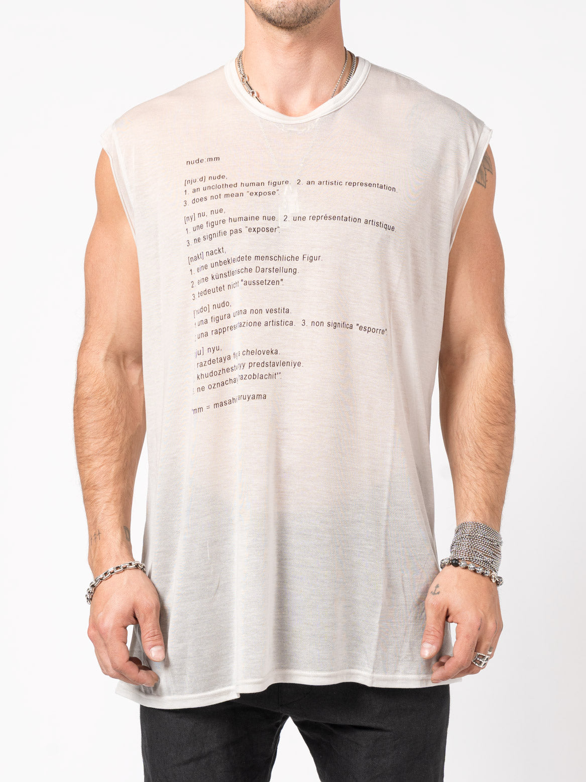 Printed Sleeveless Top - INN7