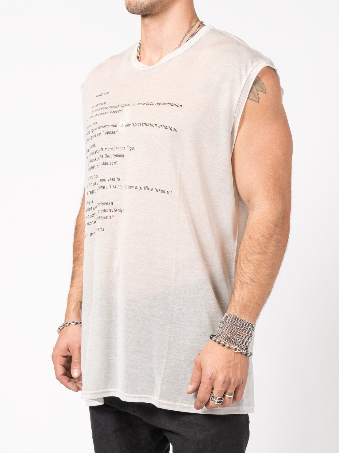 Printed Sleeveless Top - INN7