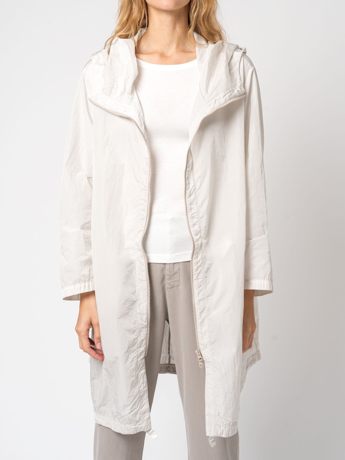 Nylon Hooded Duster - INN7