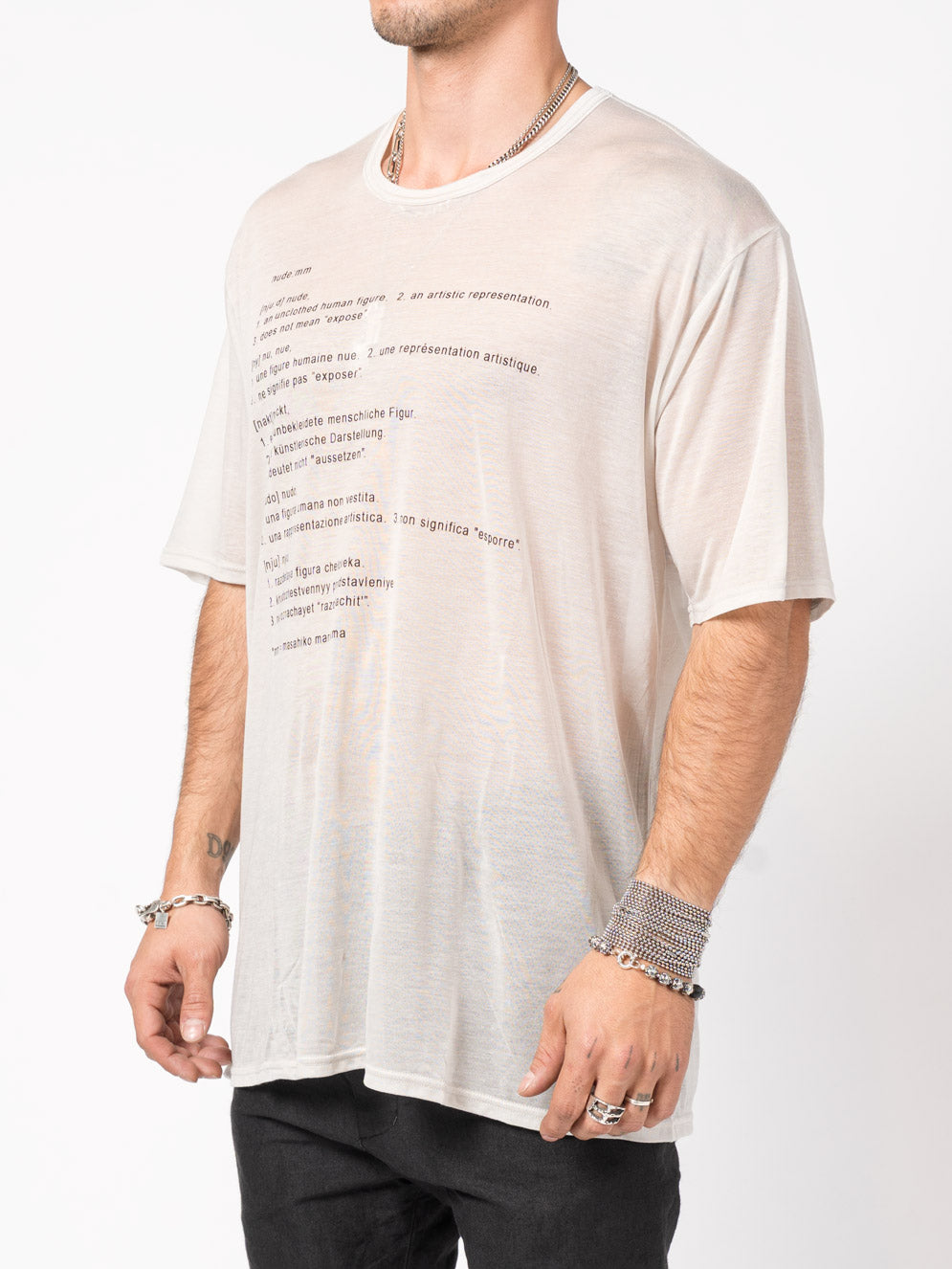Printed Tencel T-Shirt - INN7