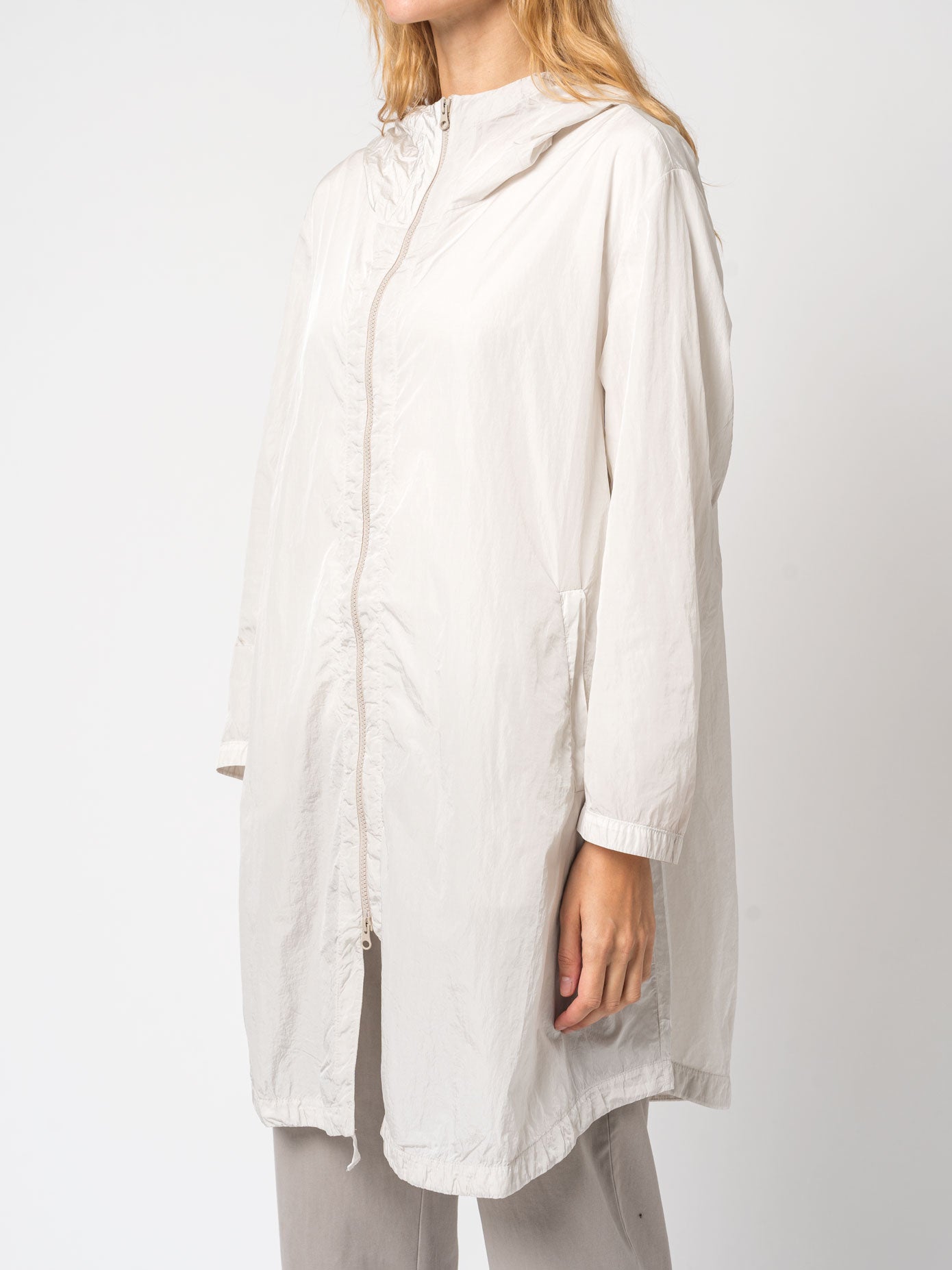Nylon Hooded Duster - INN7