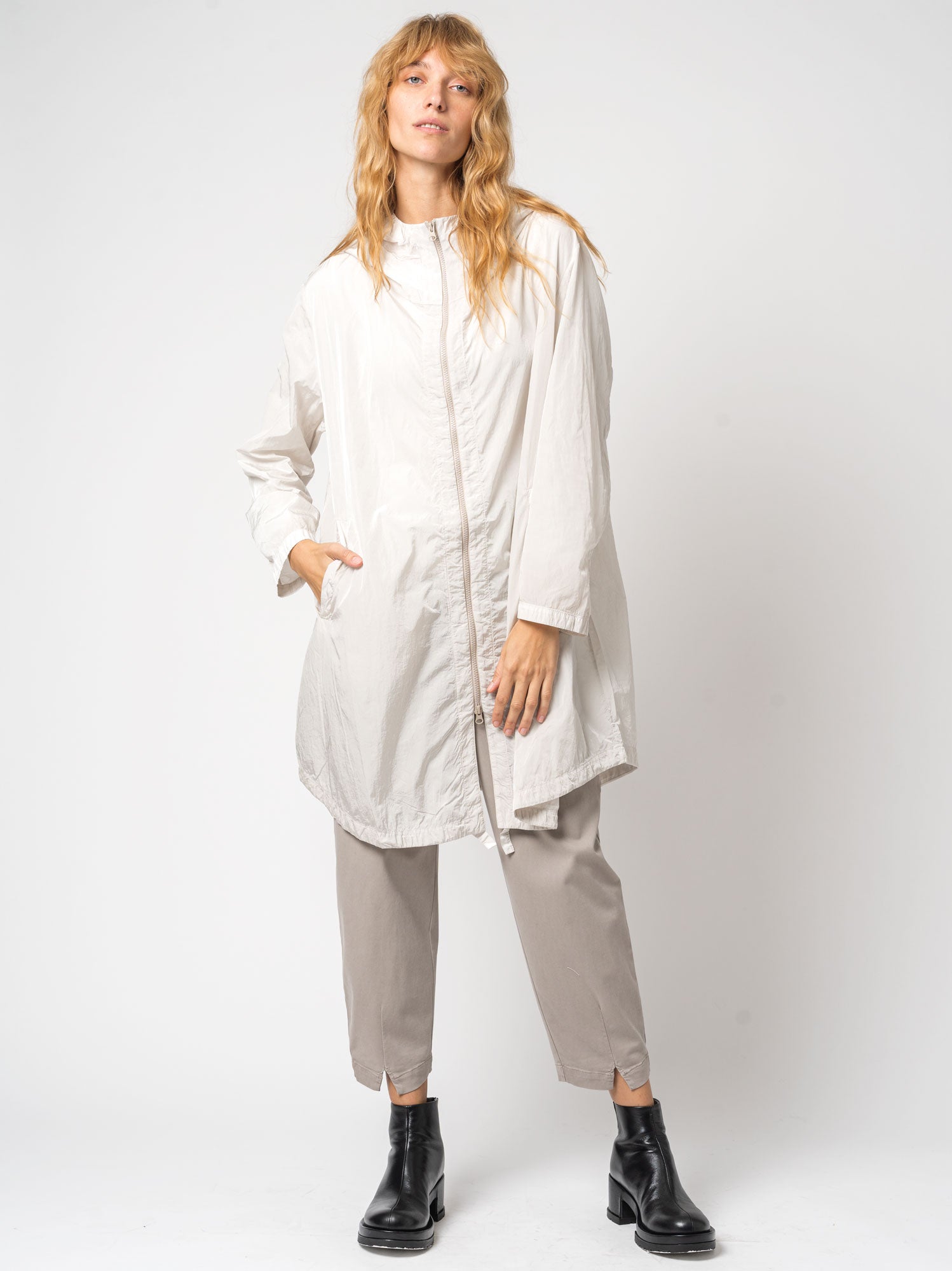 Nylon Hooded Duster - INN7