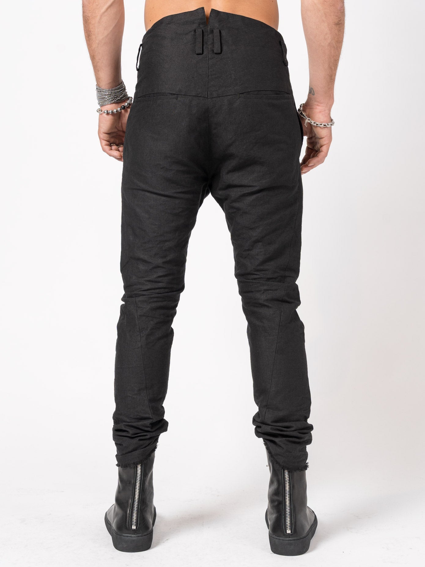 Tapered Linen-Paper Trousers - INN7