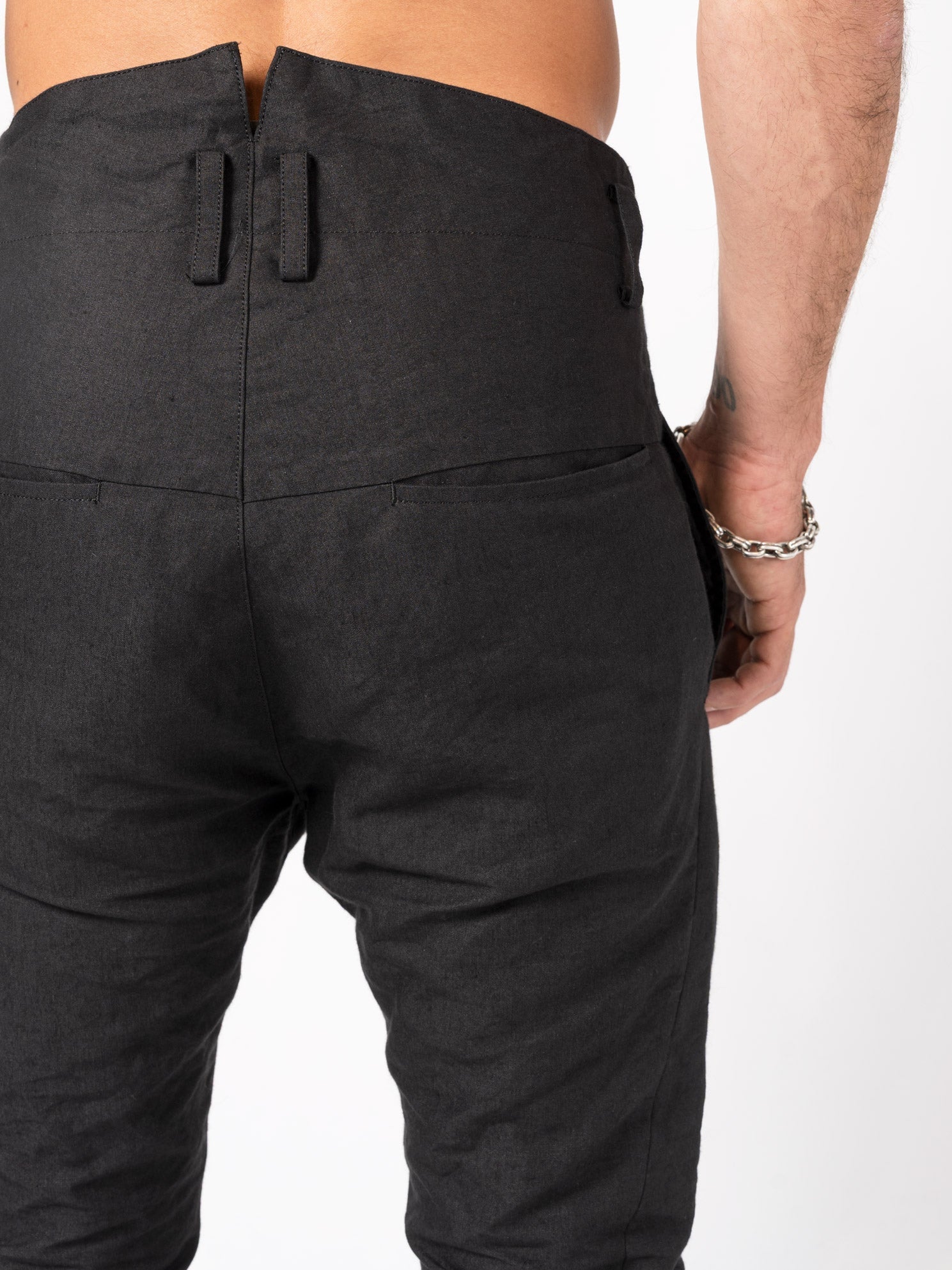 Tapered Linen-Paper Trousers - INN7