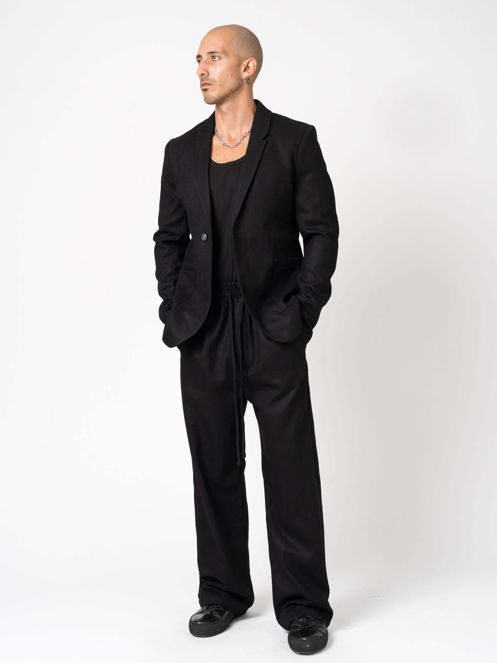 Wide leg wool trousers - INN7