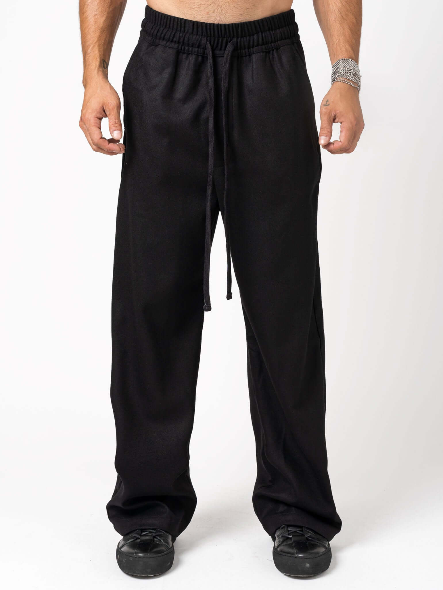 Wide leg wool trousers - INN7