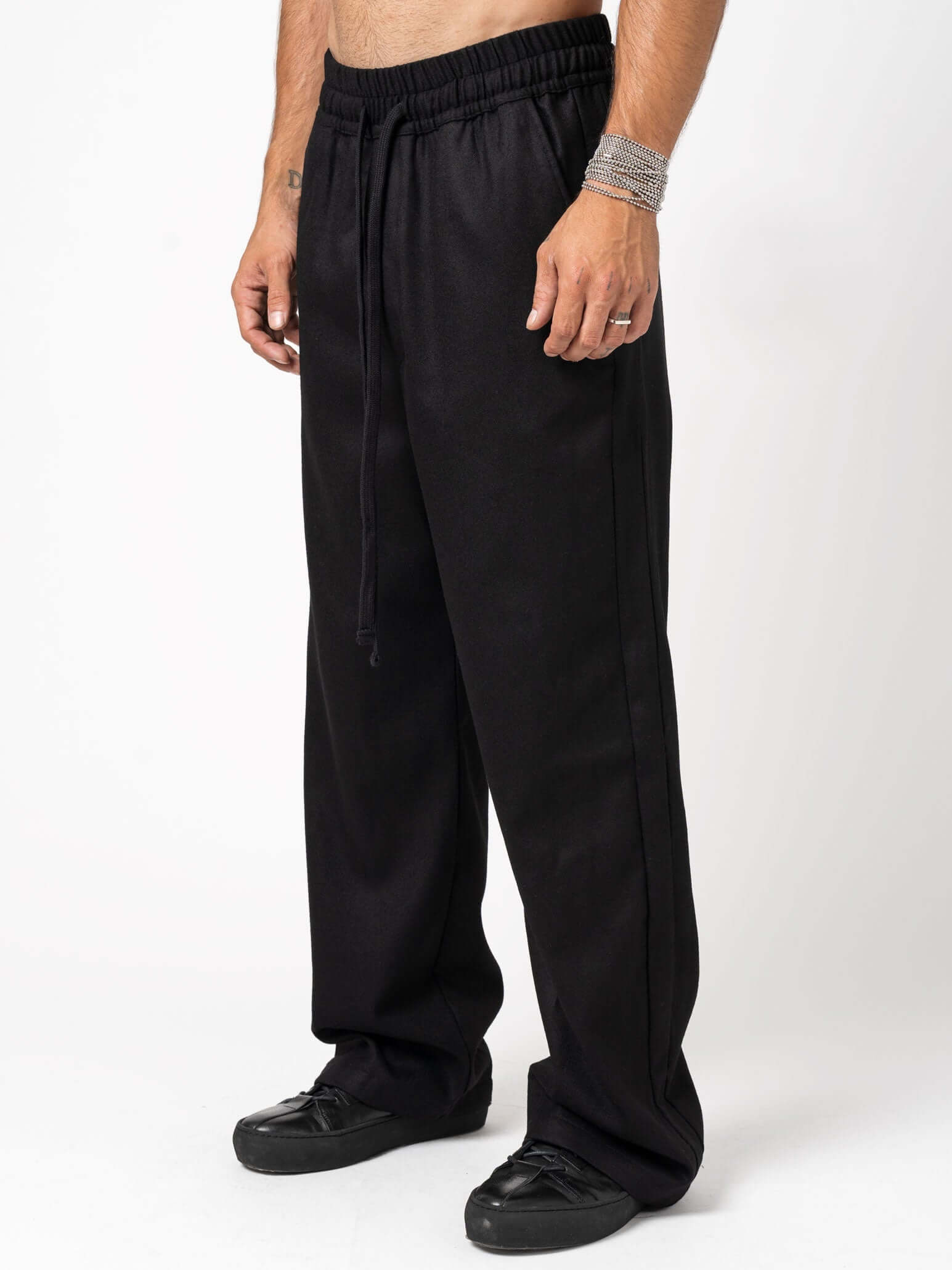 Wide leg wool trousers - INN7