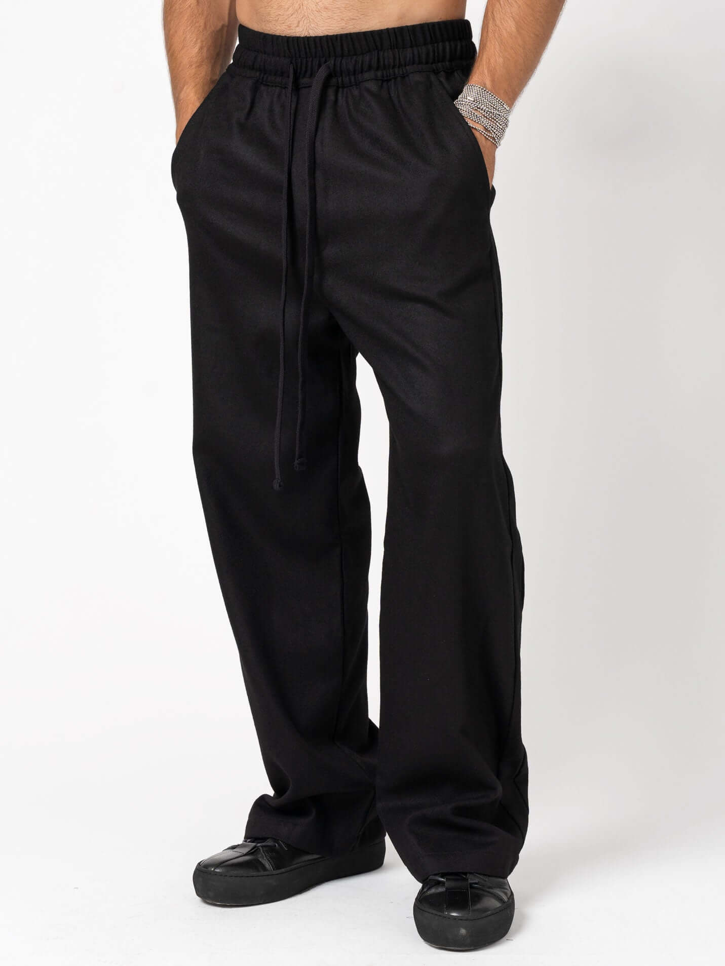 Wide leg wool trousers - INN7