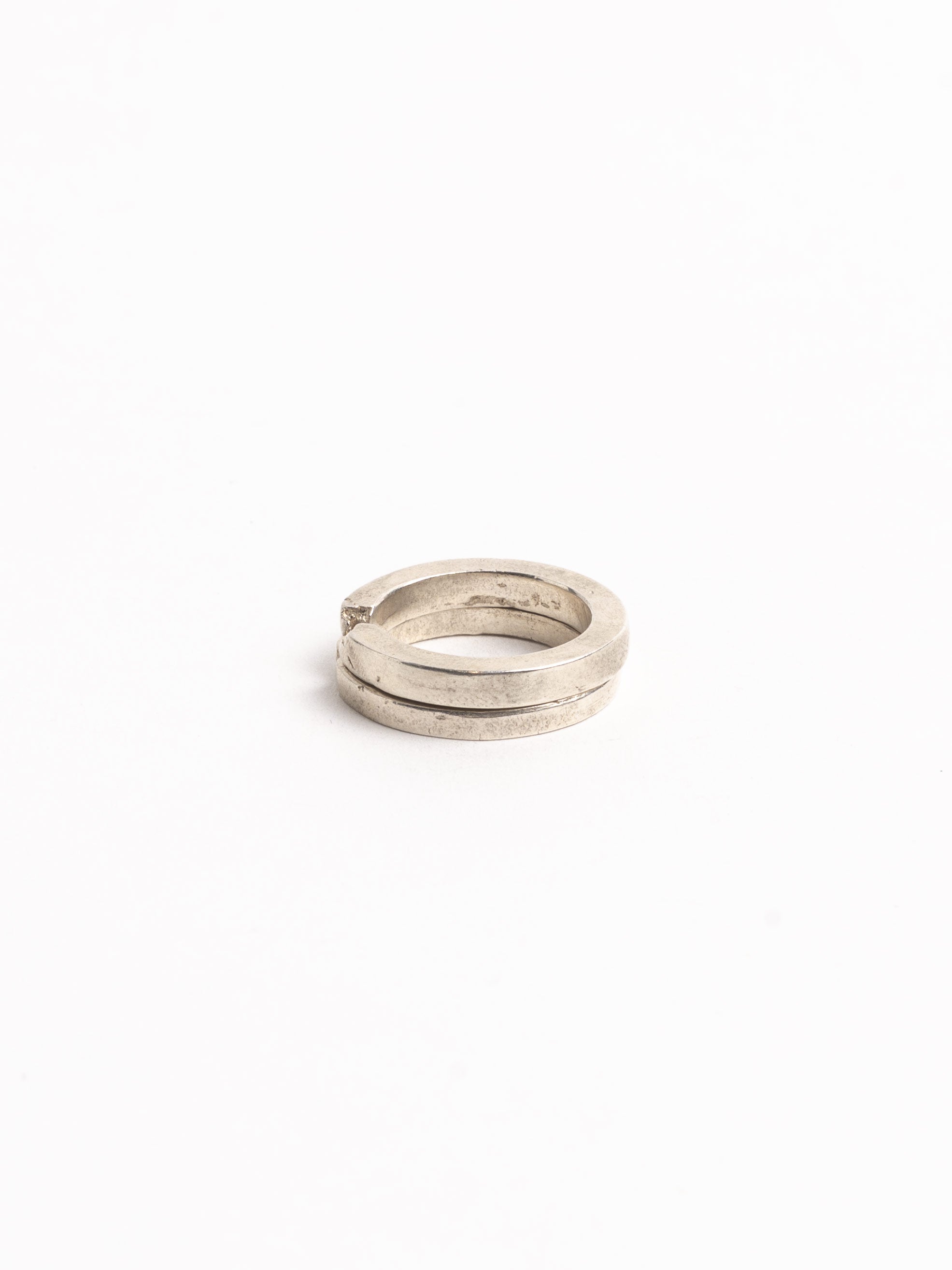 Silver Duo Band Ring