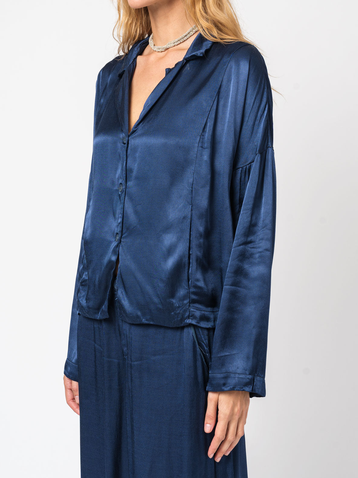 Button-Up Blouse - INN7