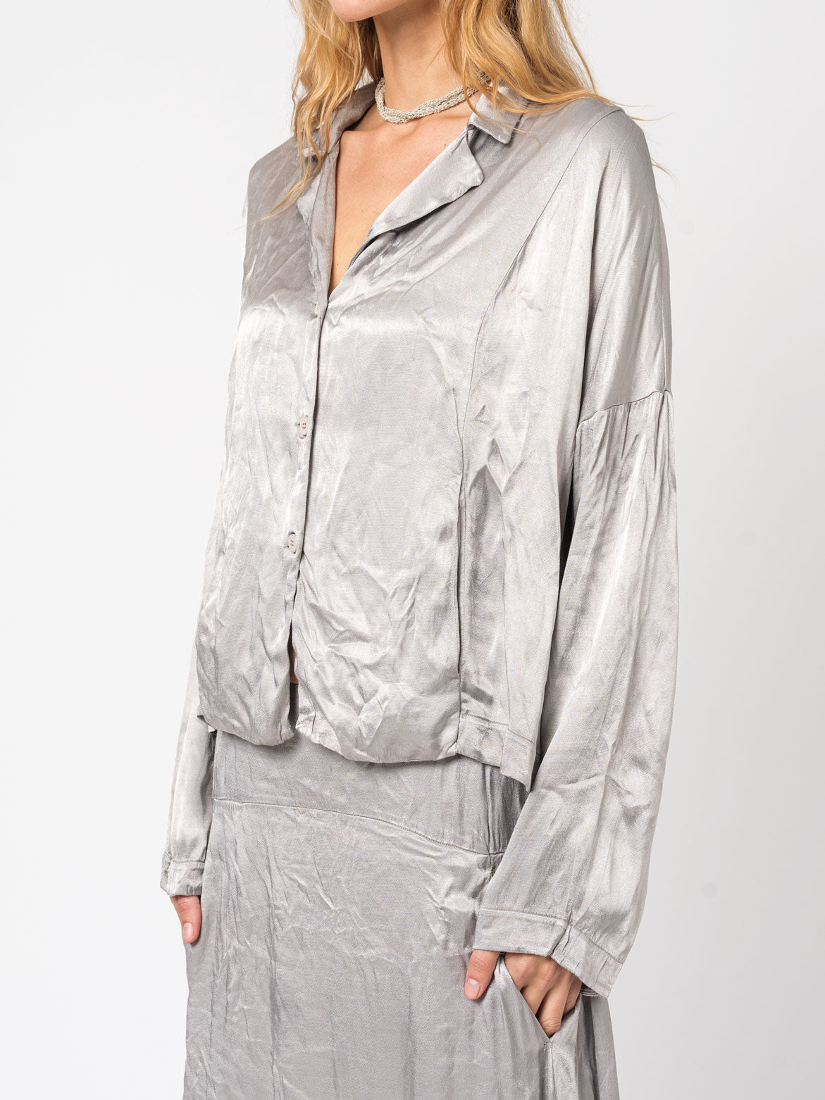 Button-Up Blouse - INN7