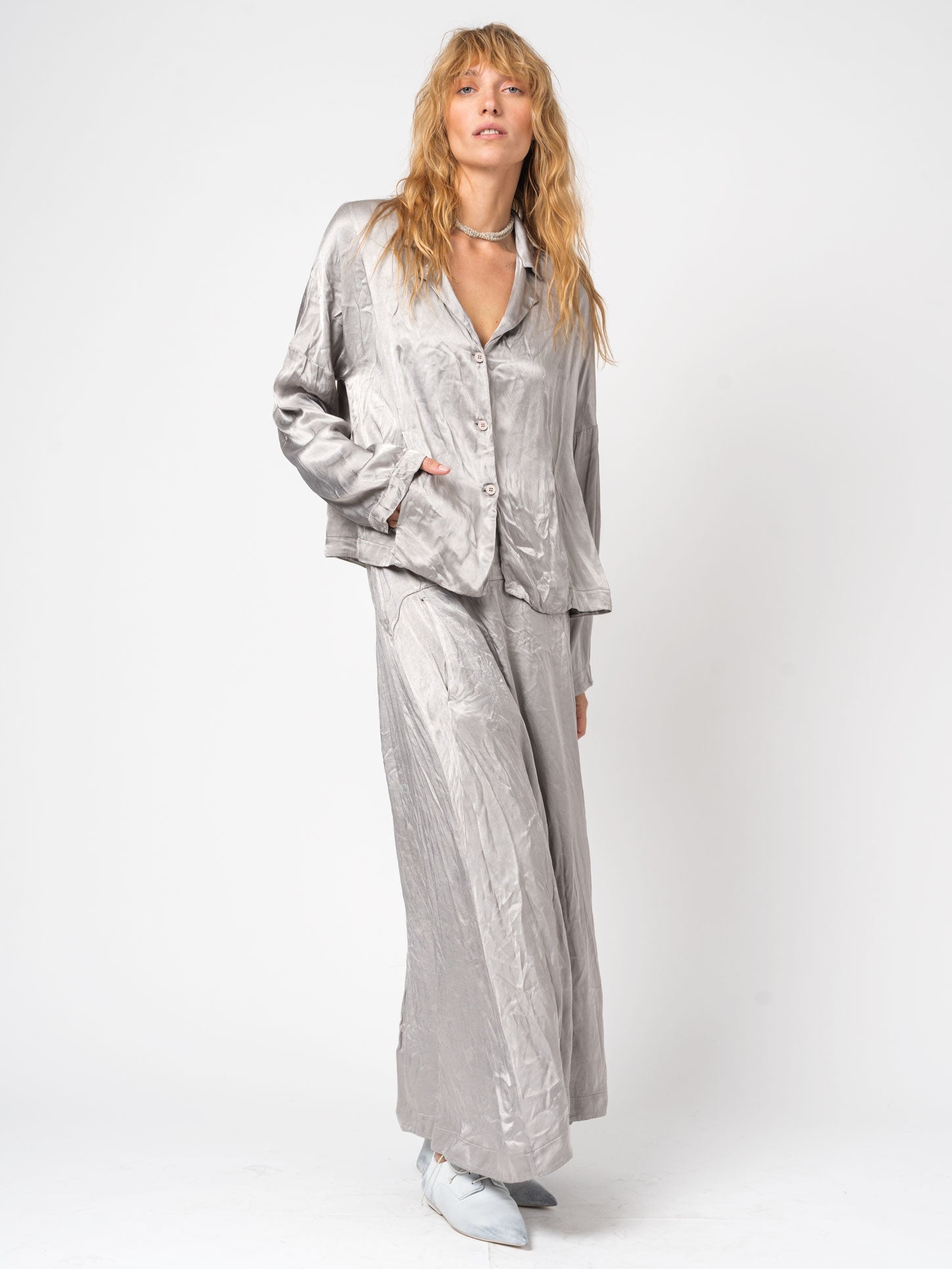 Button-Up Blouse - INN7