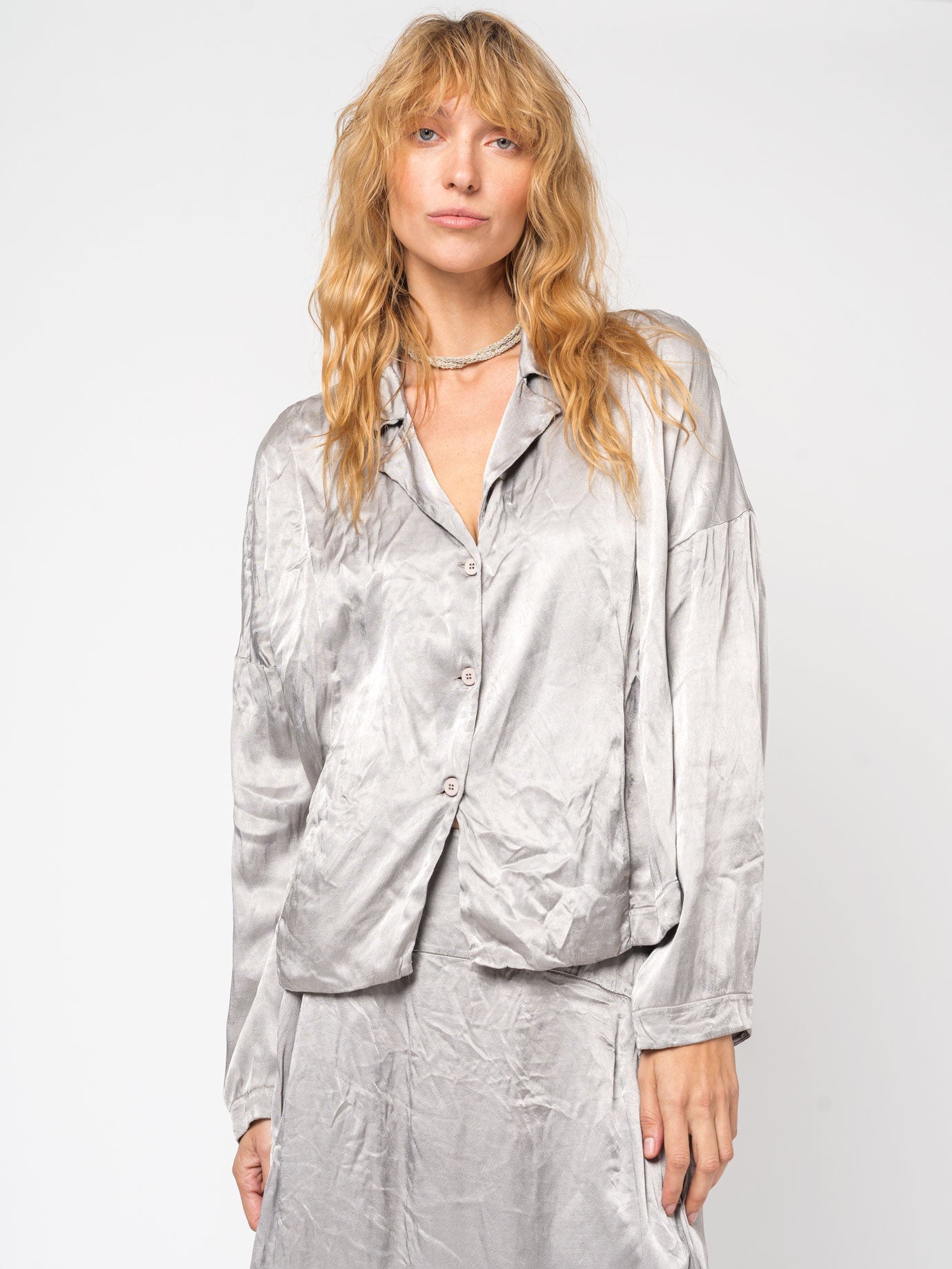 Button-Up Blouse - INN7