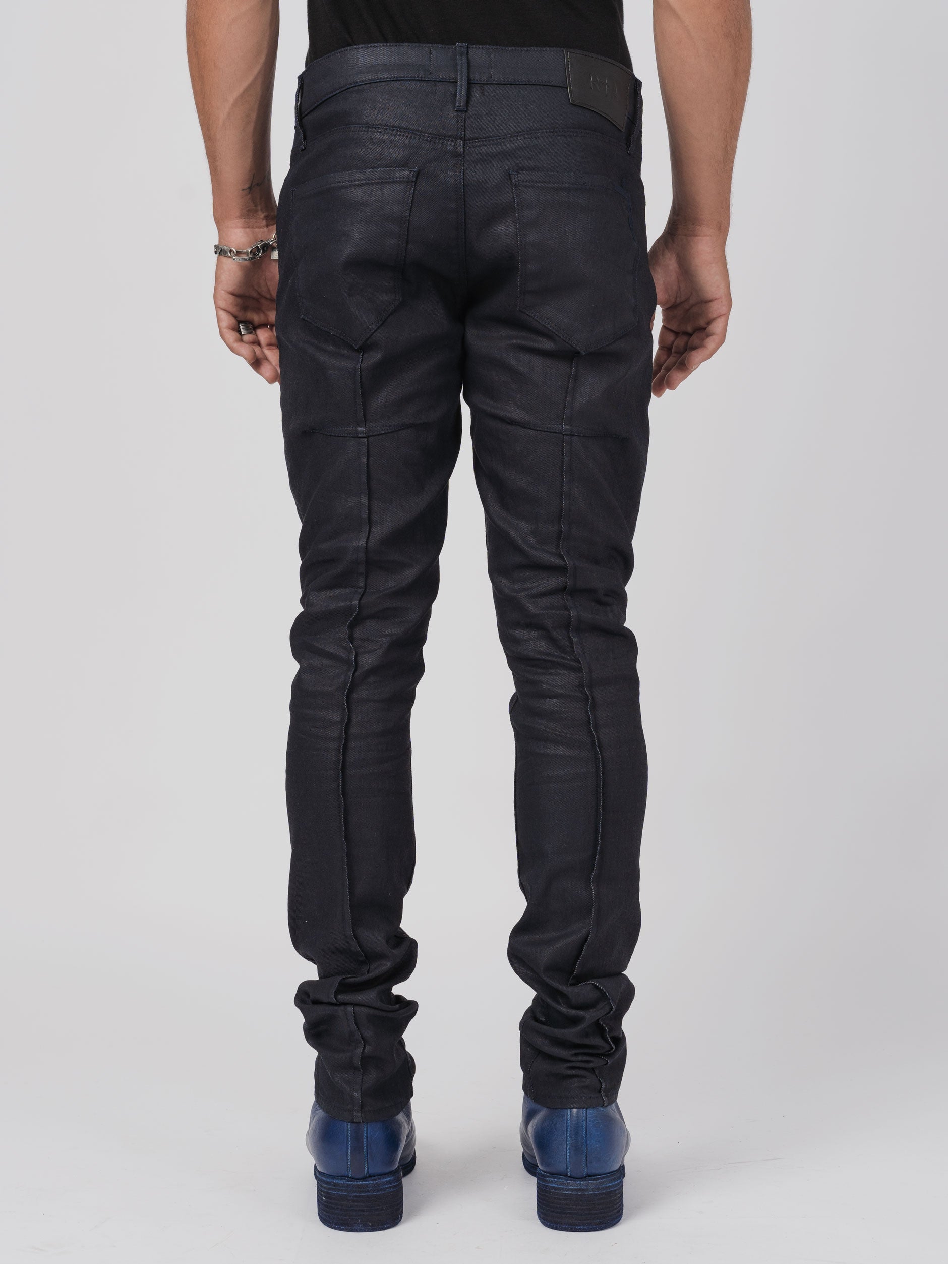 Skinny Jeans with White Embroidery - INN7