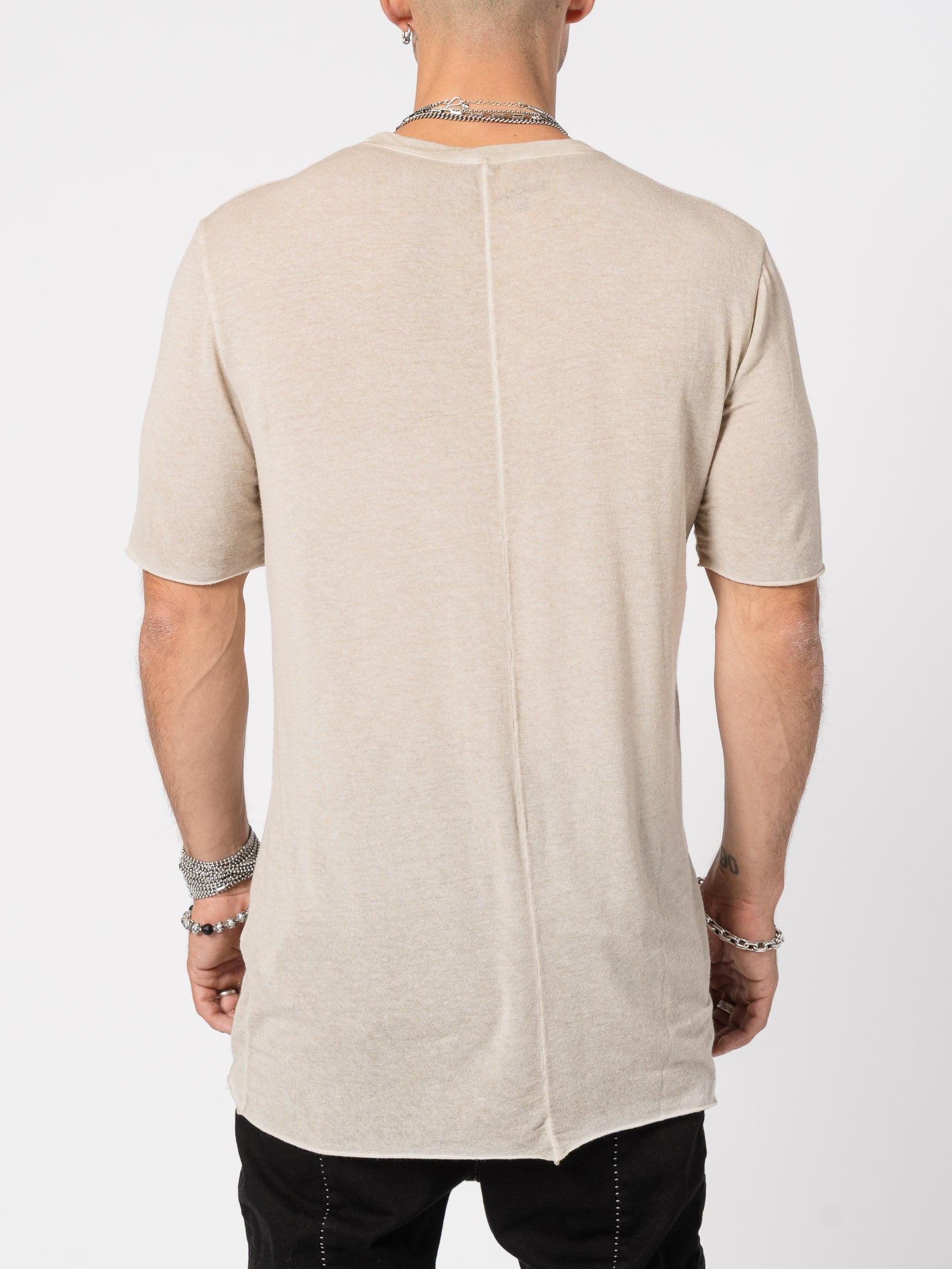 Lightweight Modal–Cashmere Short-Sleeve Tee