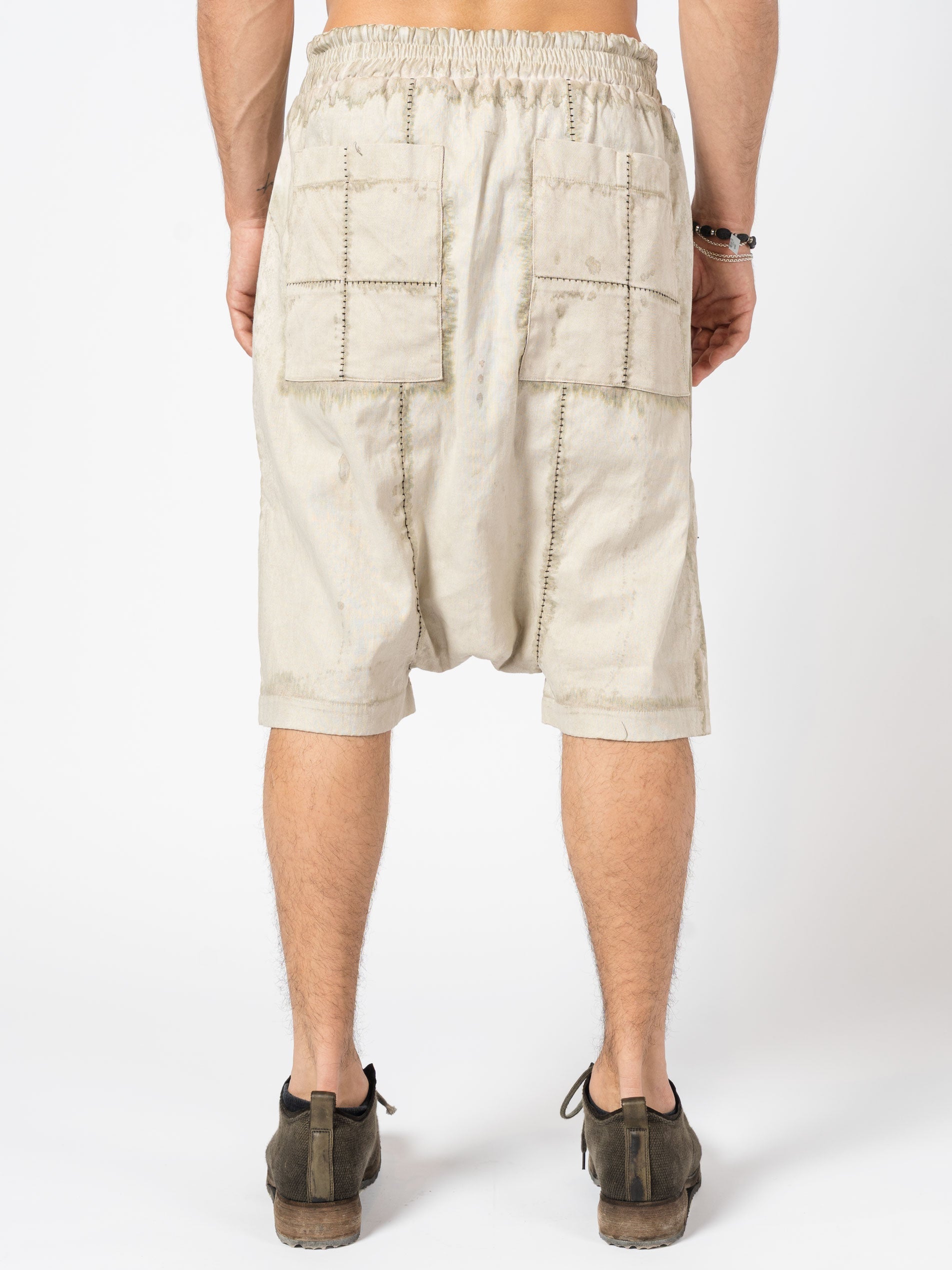Textured Linen Blend Shorts - INN7