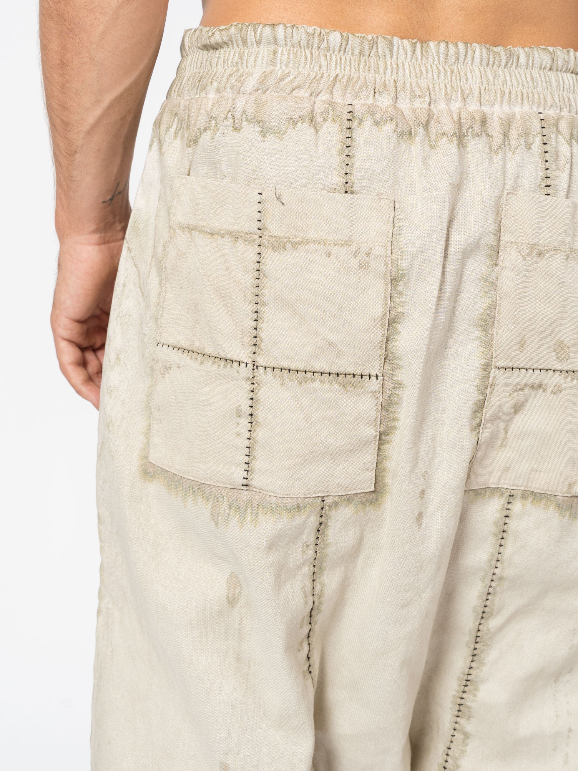 Textured Linen Blend Shorts - INN7