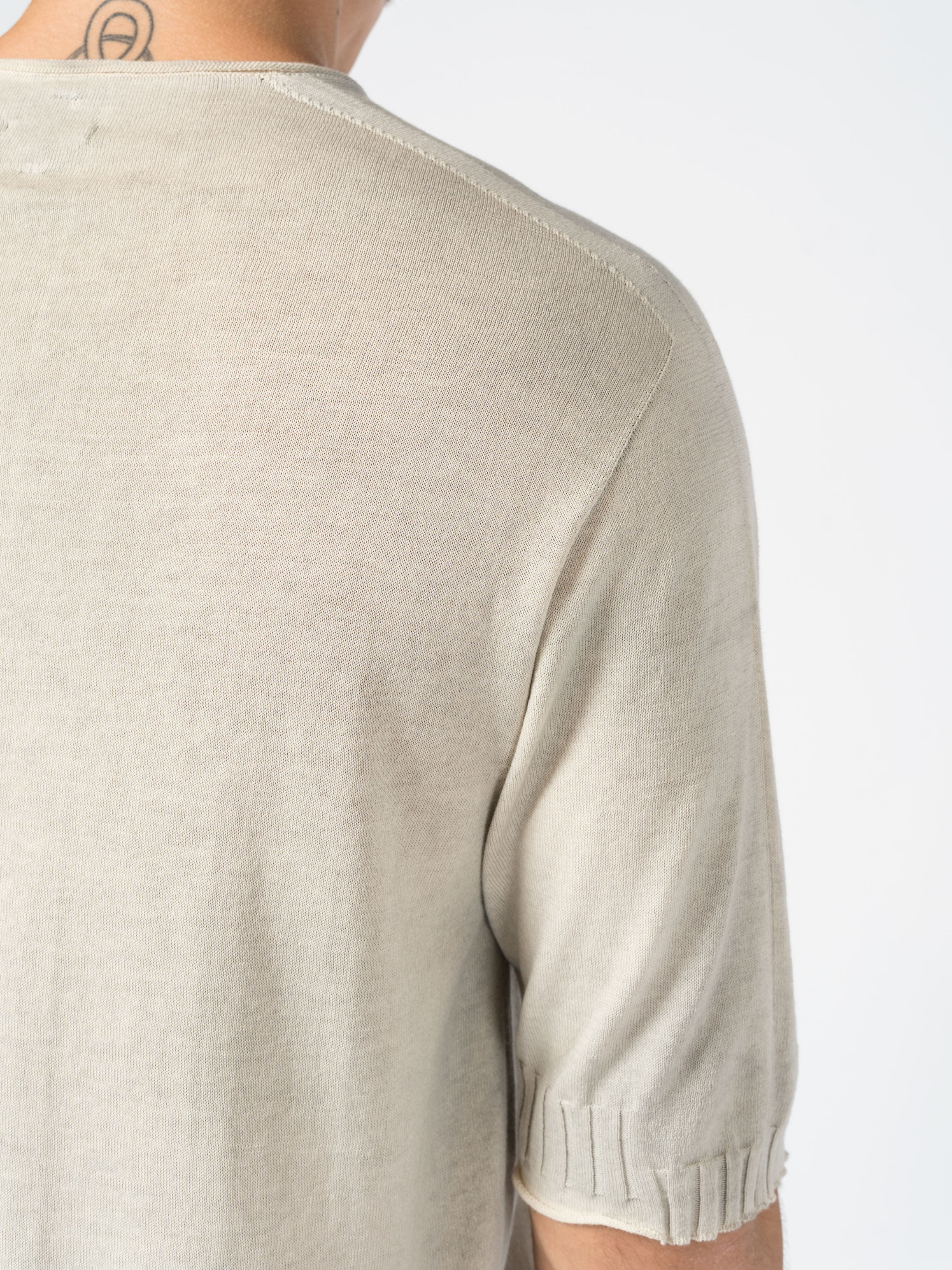Center Stitch Knit Tee - INN7