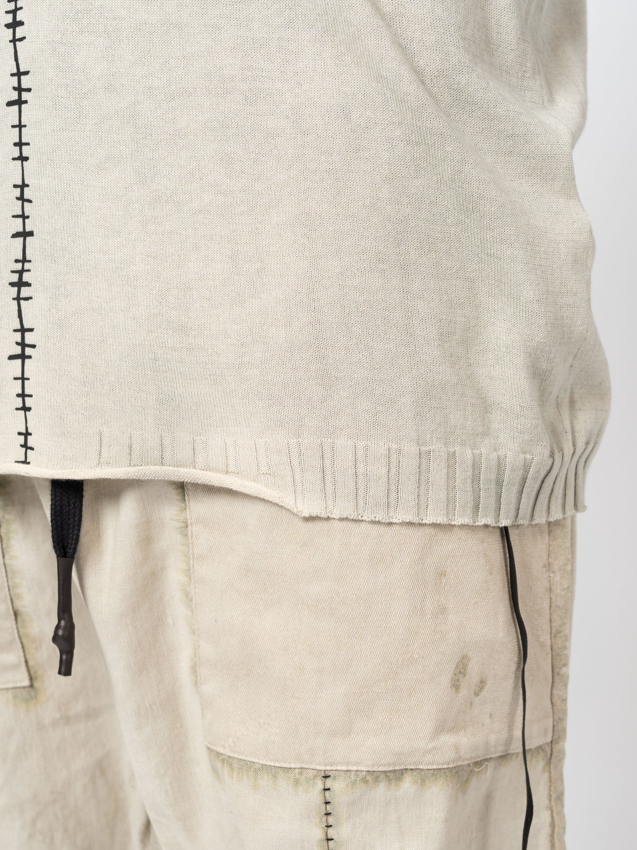 Center Stitch Knit Tee - INN7