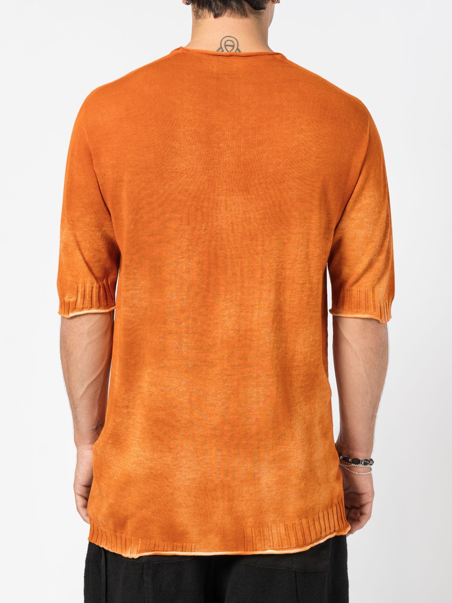 Lightweight Ribbed Knit Tee - INN7