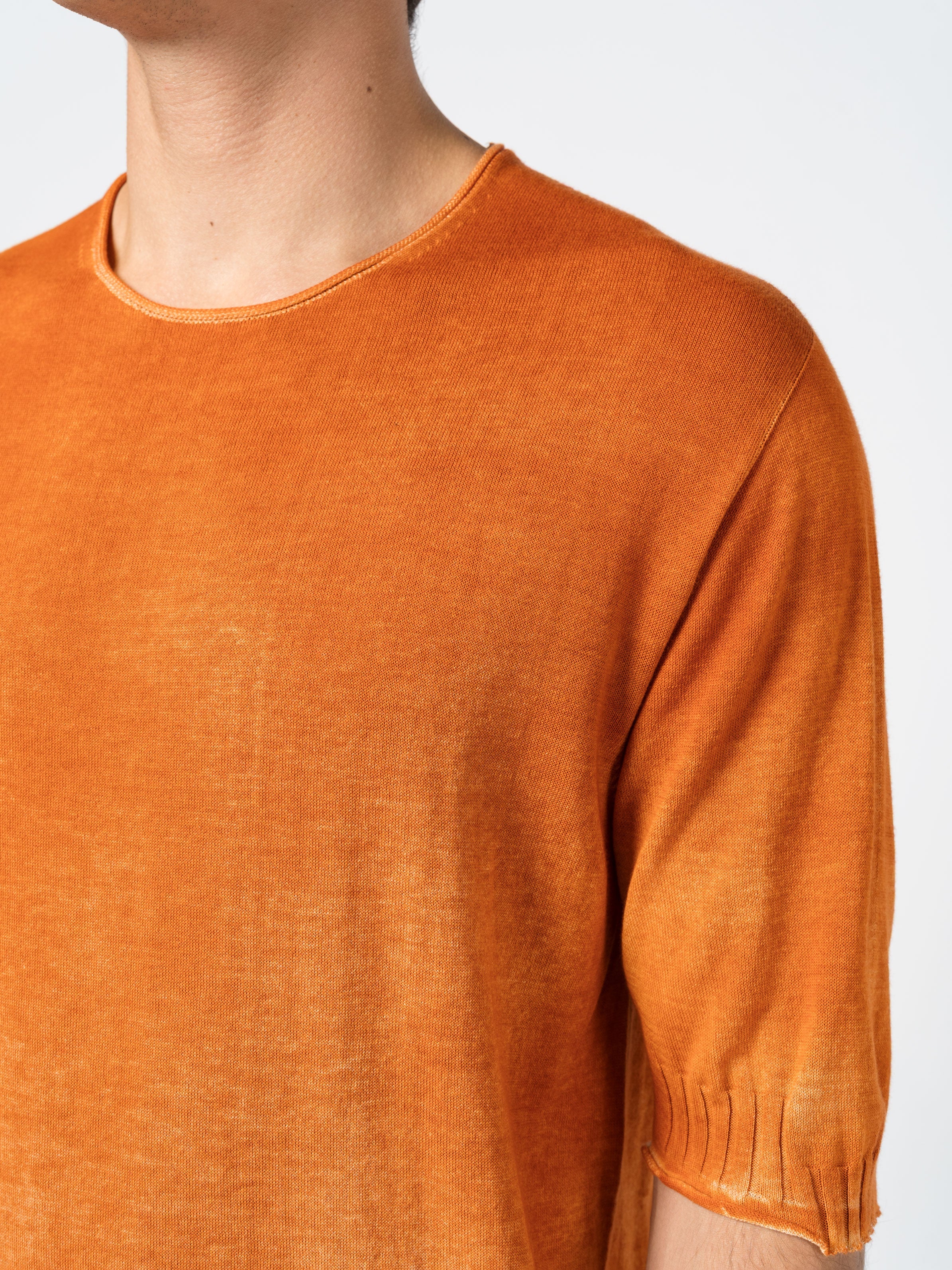Lightweight Ribbed Knit Tee - INN7