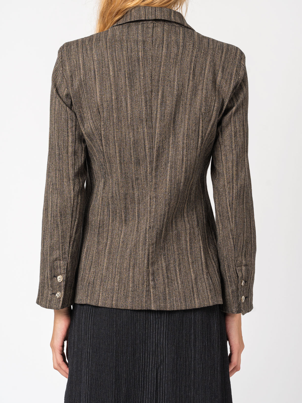 Single-button striped jacket - INN7