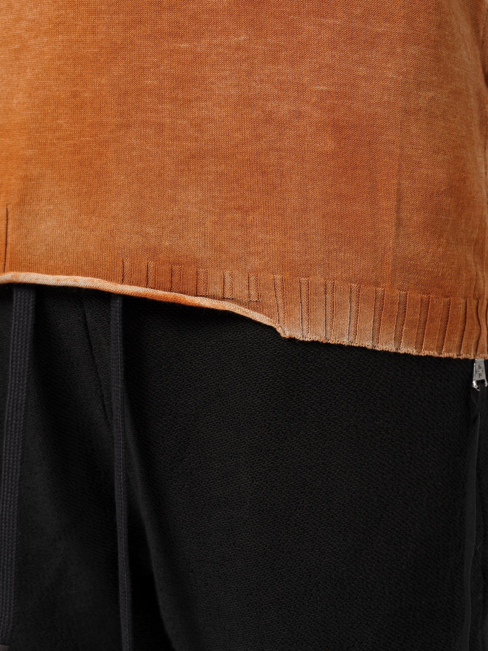 Lightweight Ribbed Knit Tee - INN7