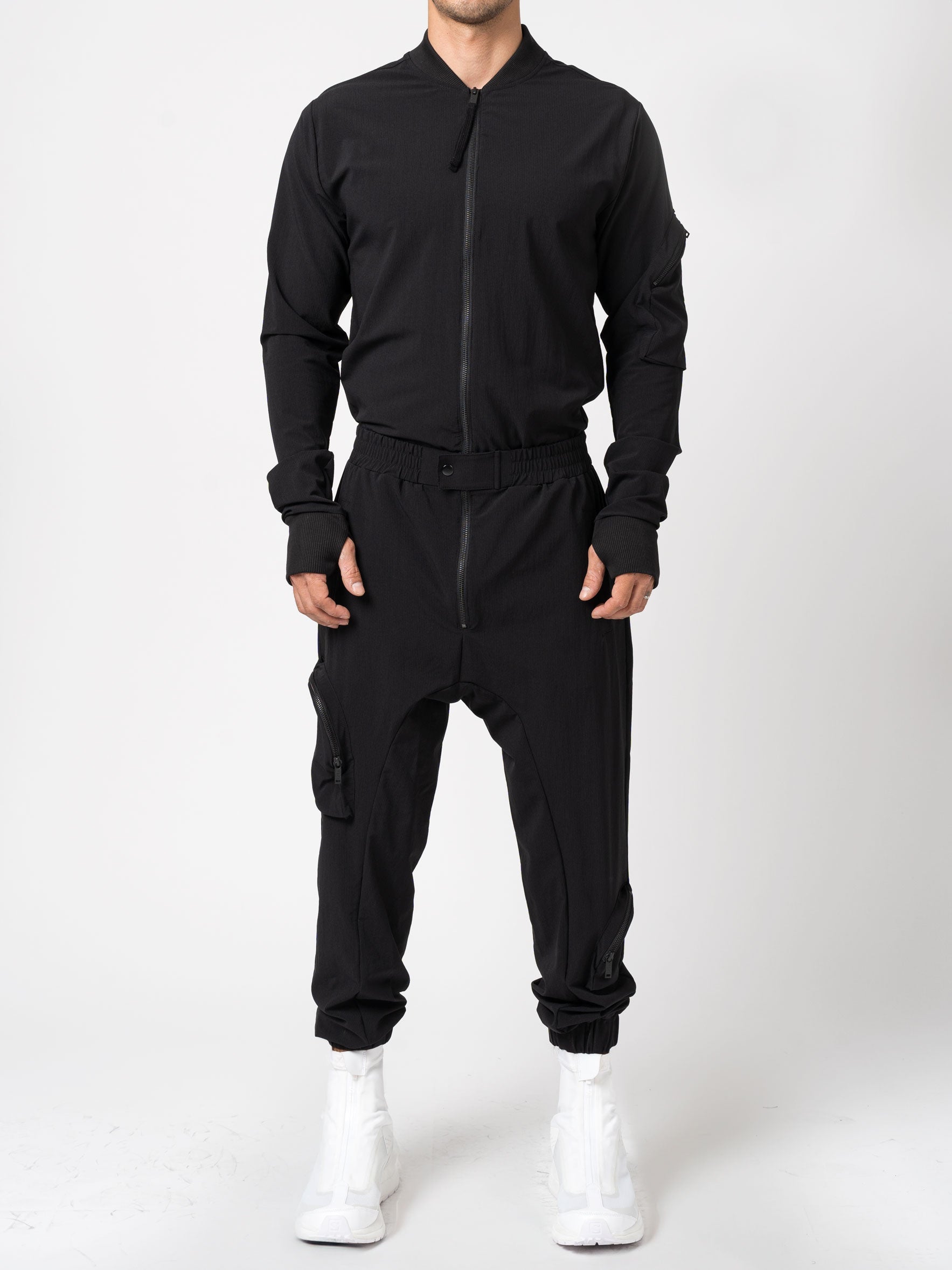 Nylon overall with bomber collar - INN7