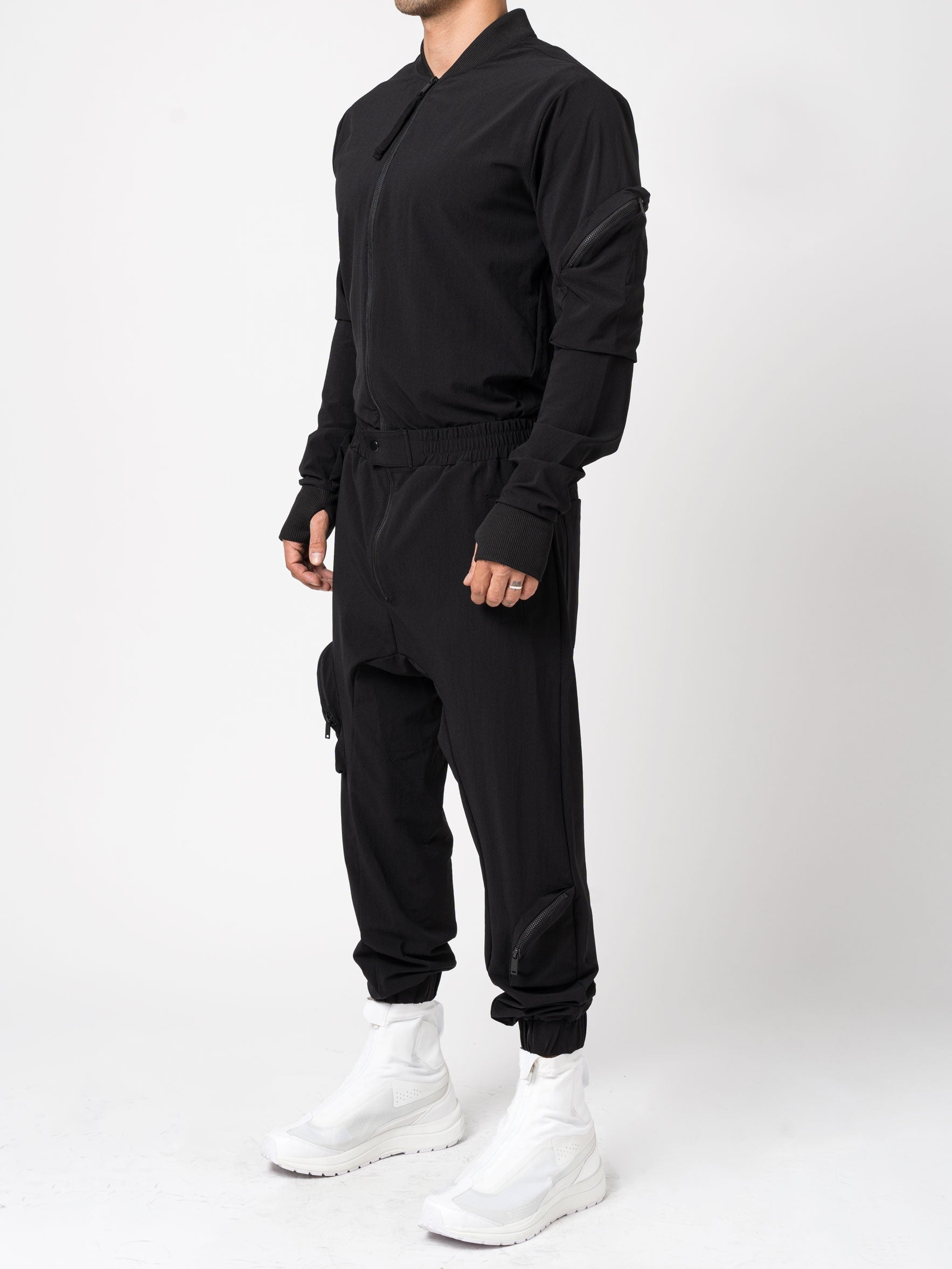 Nylon overall with bomber collar - INN7