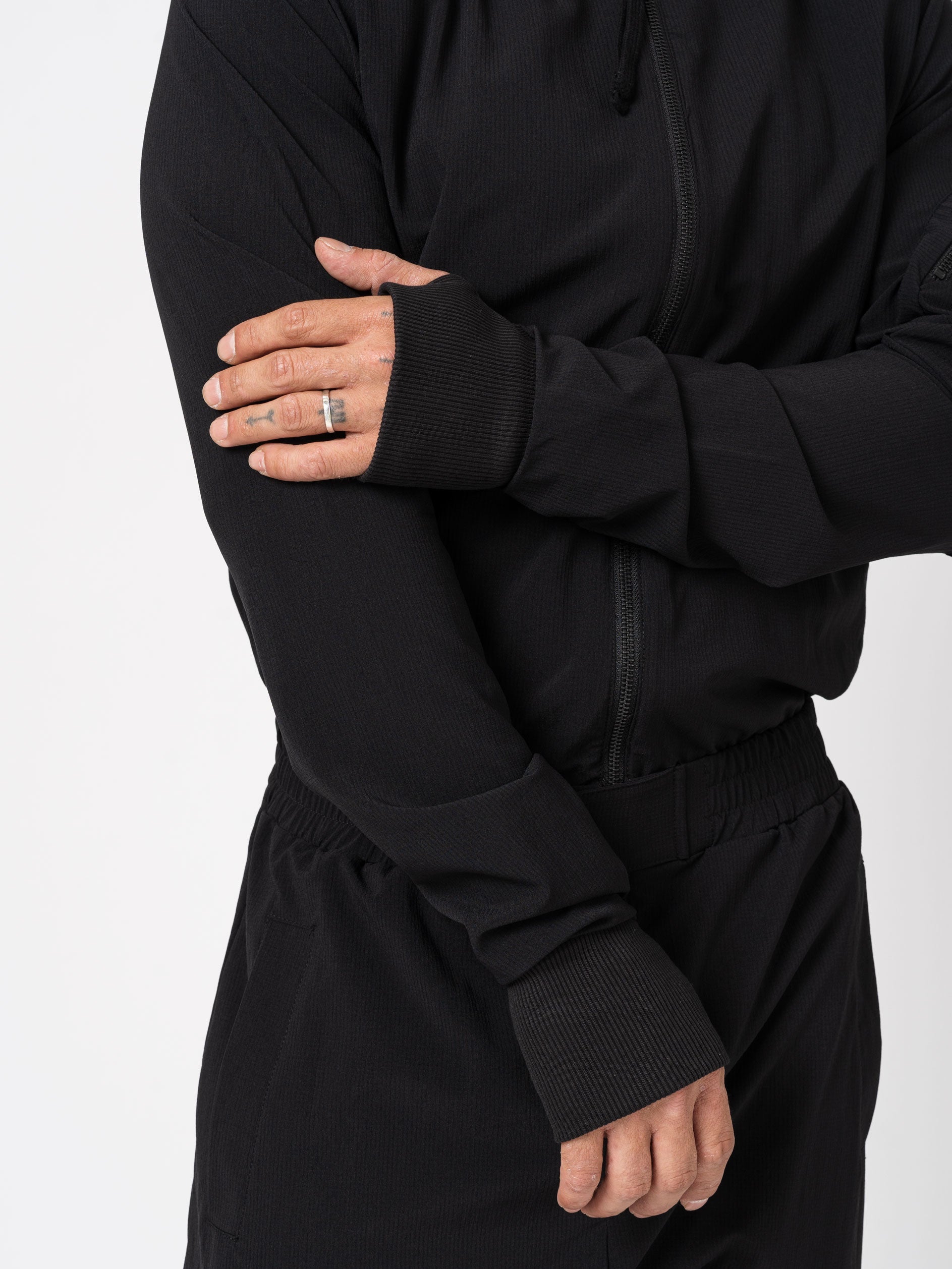 Nylon overall with bomber collar - INN7