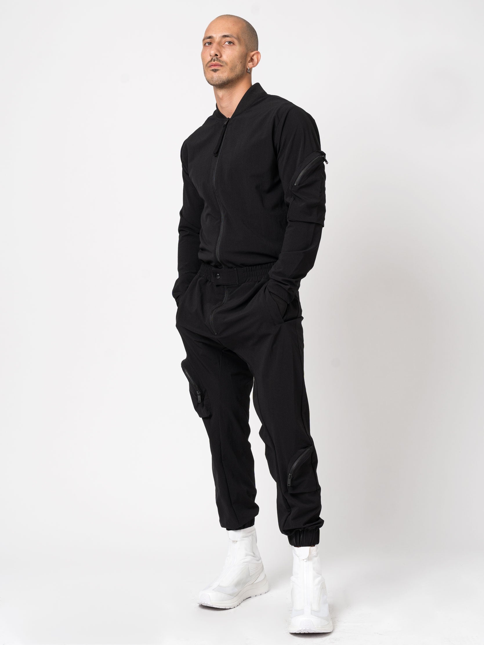 Nylon overall with bomber collar - INN7
