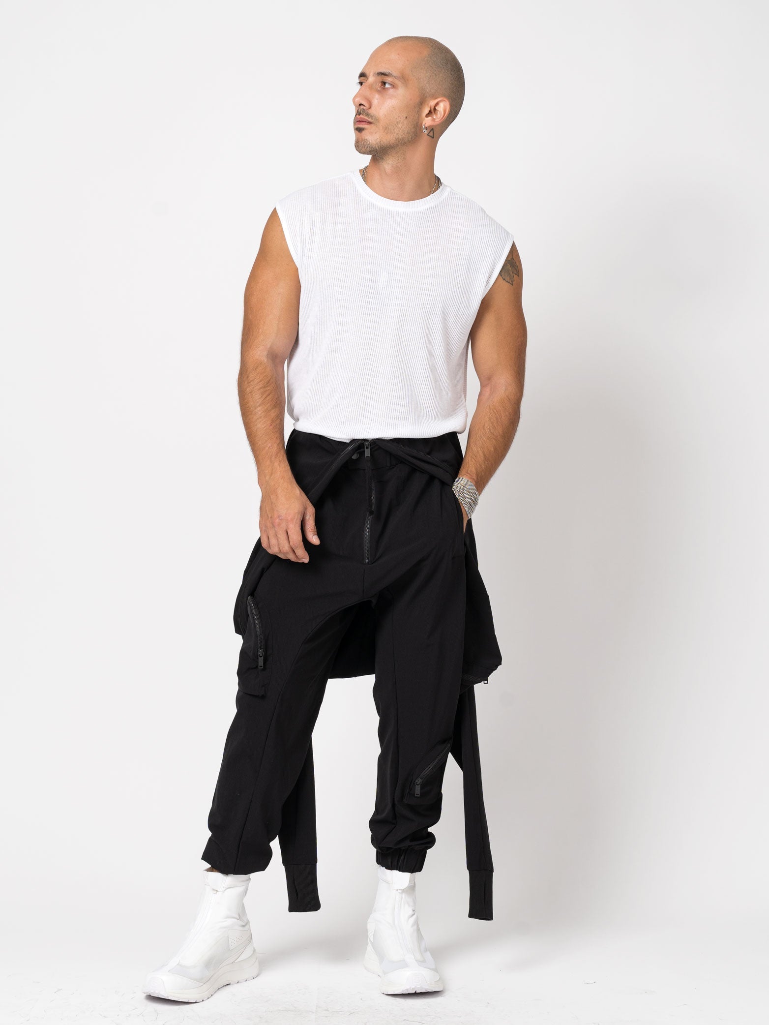 Nylon overall with bomber collar - INN7