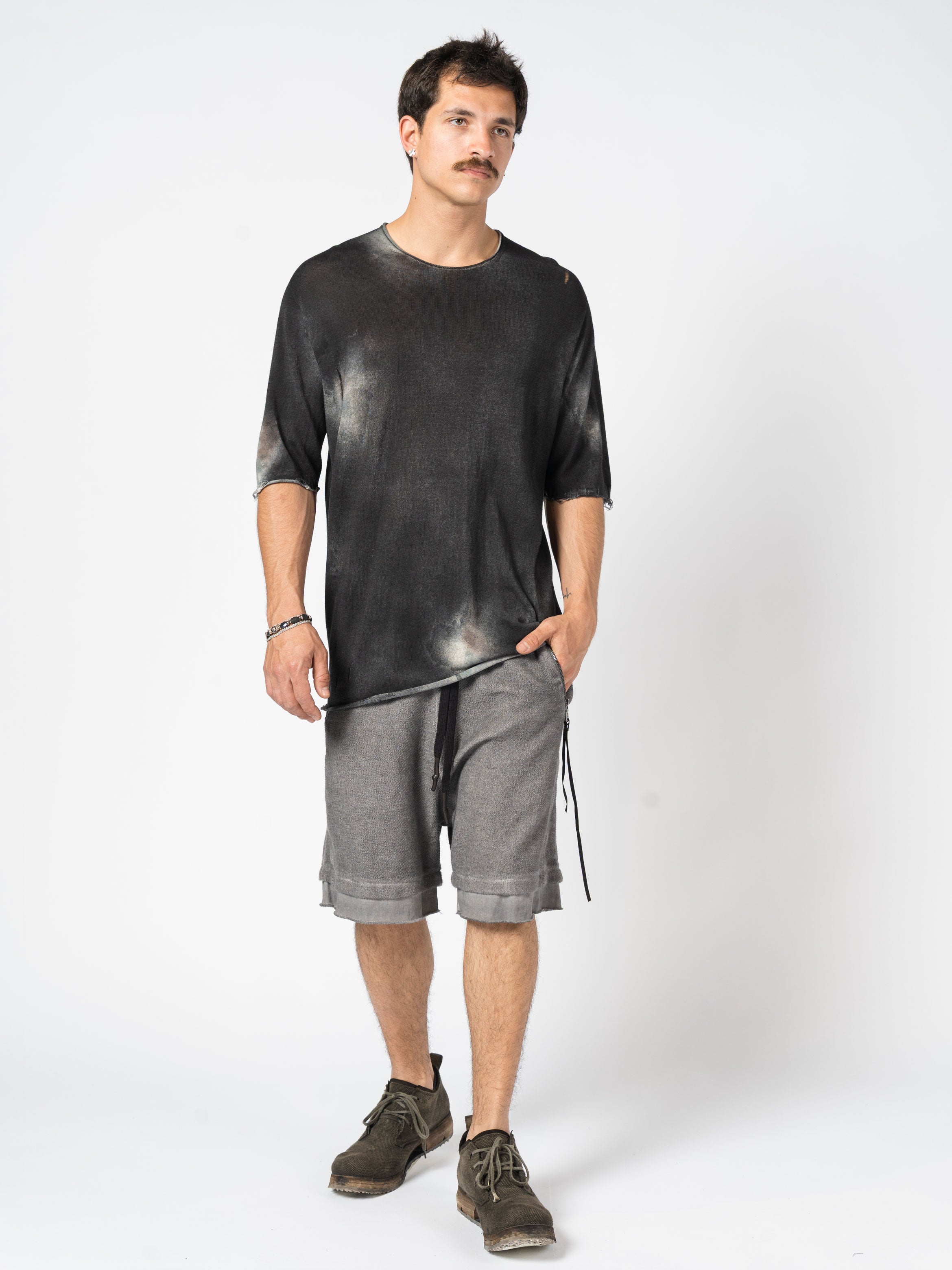 Distressed  Lightweight Tee - INN7