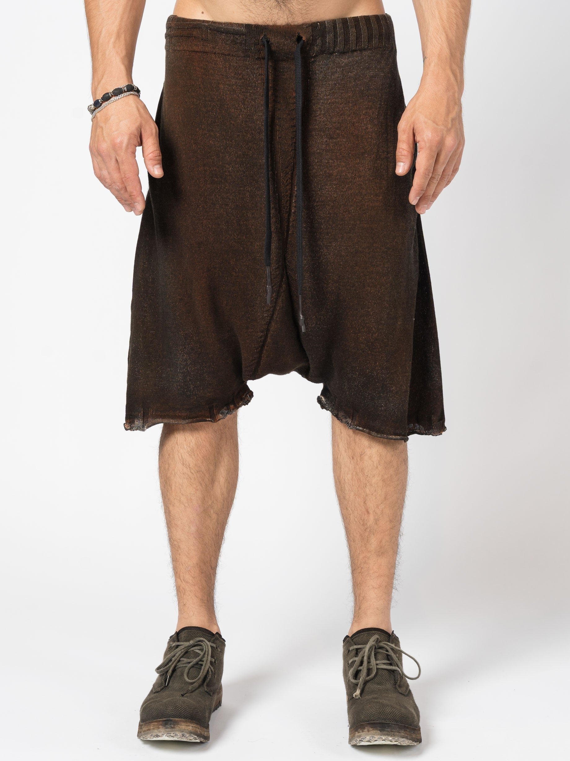 Knit Drop-Crotch Shorts - INN7