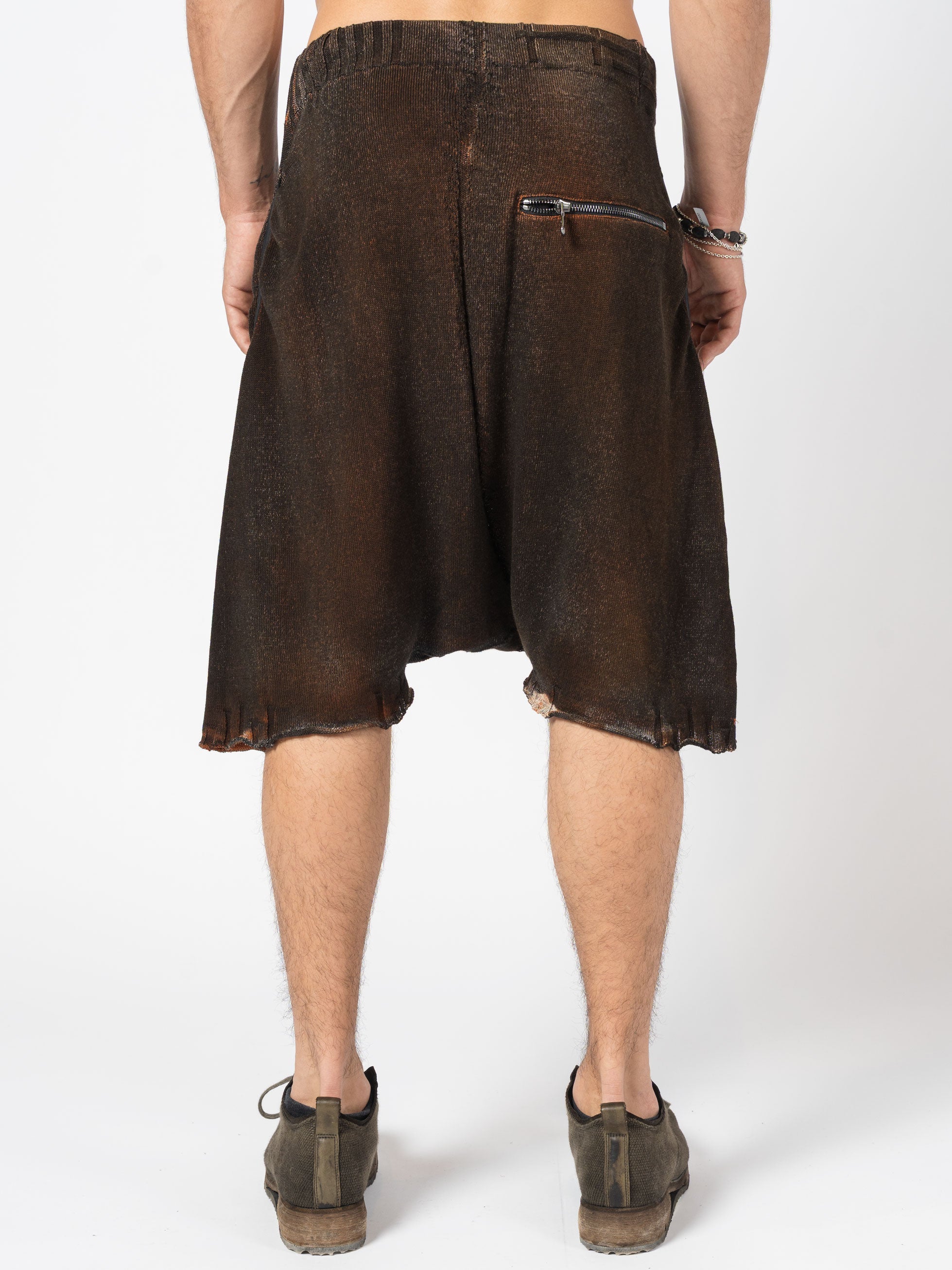 Knit Drop-Crotch Shorts - INN7