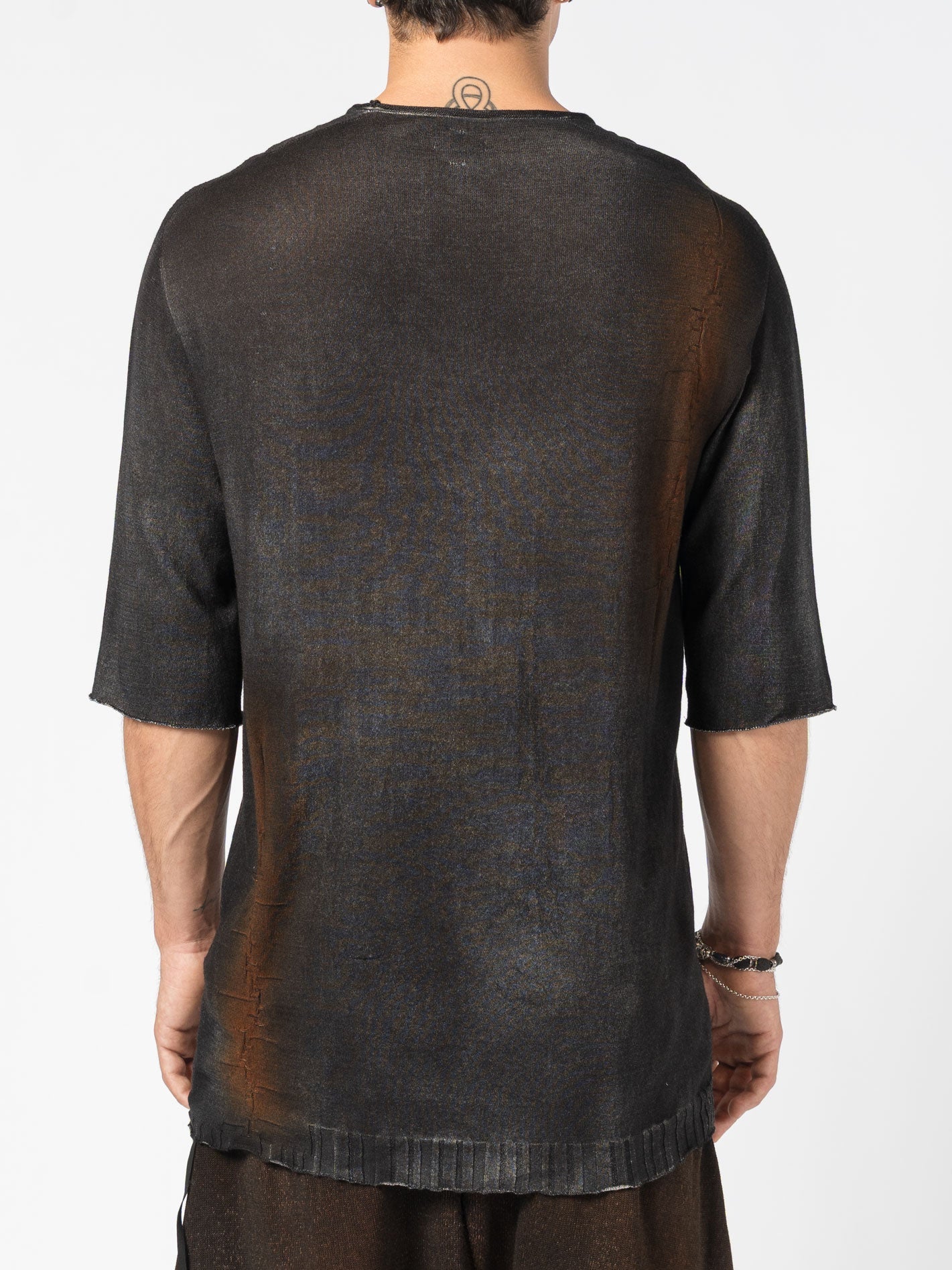 Hand-Dyed Distressed Tee - INN7