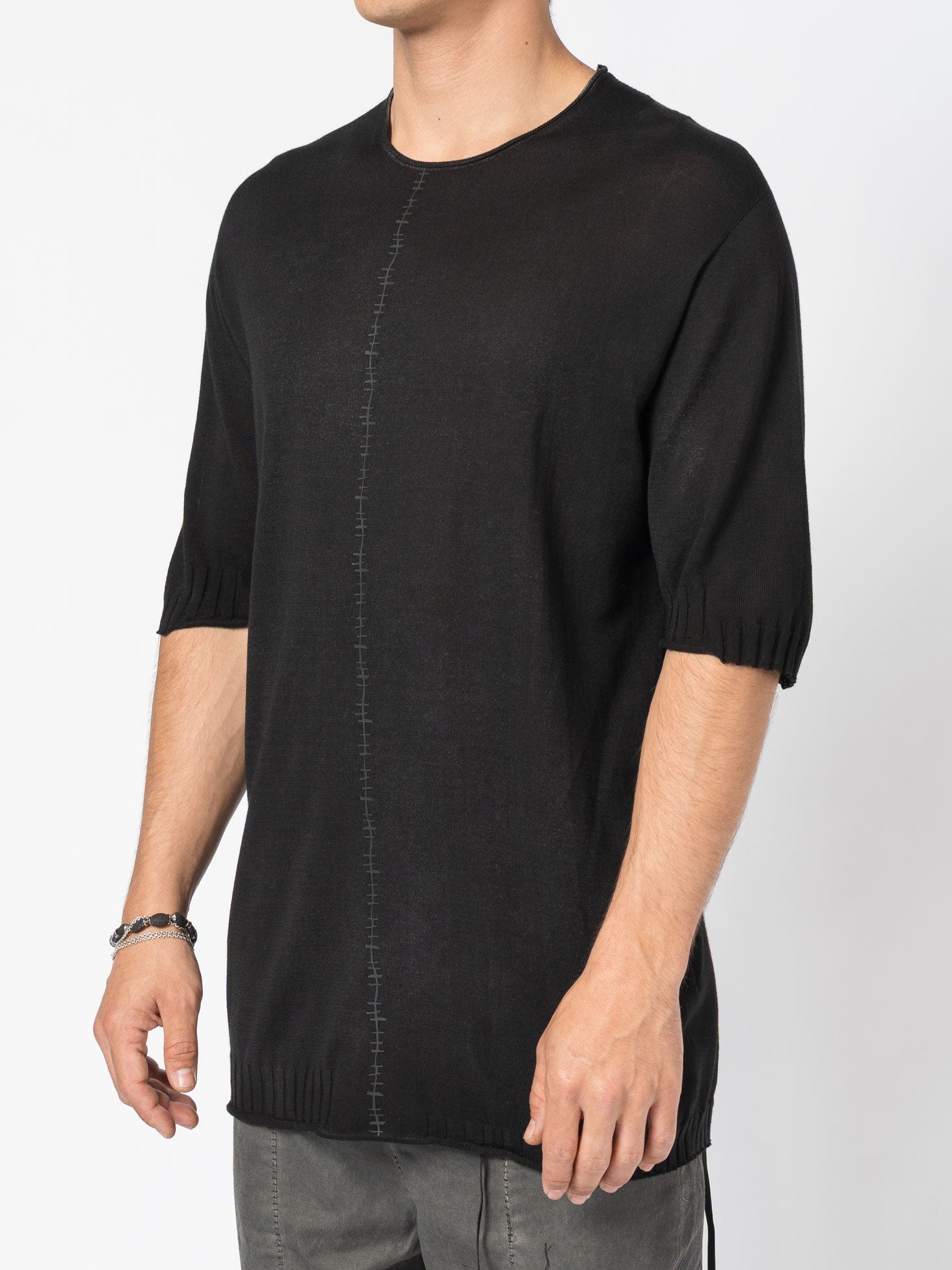 Center Stitch Knit Tee