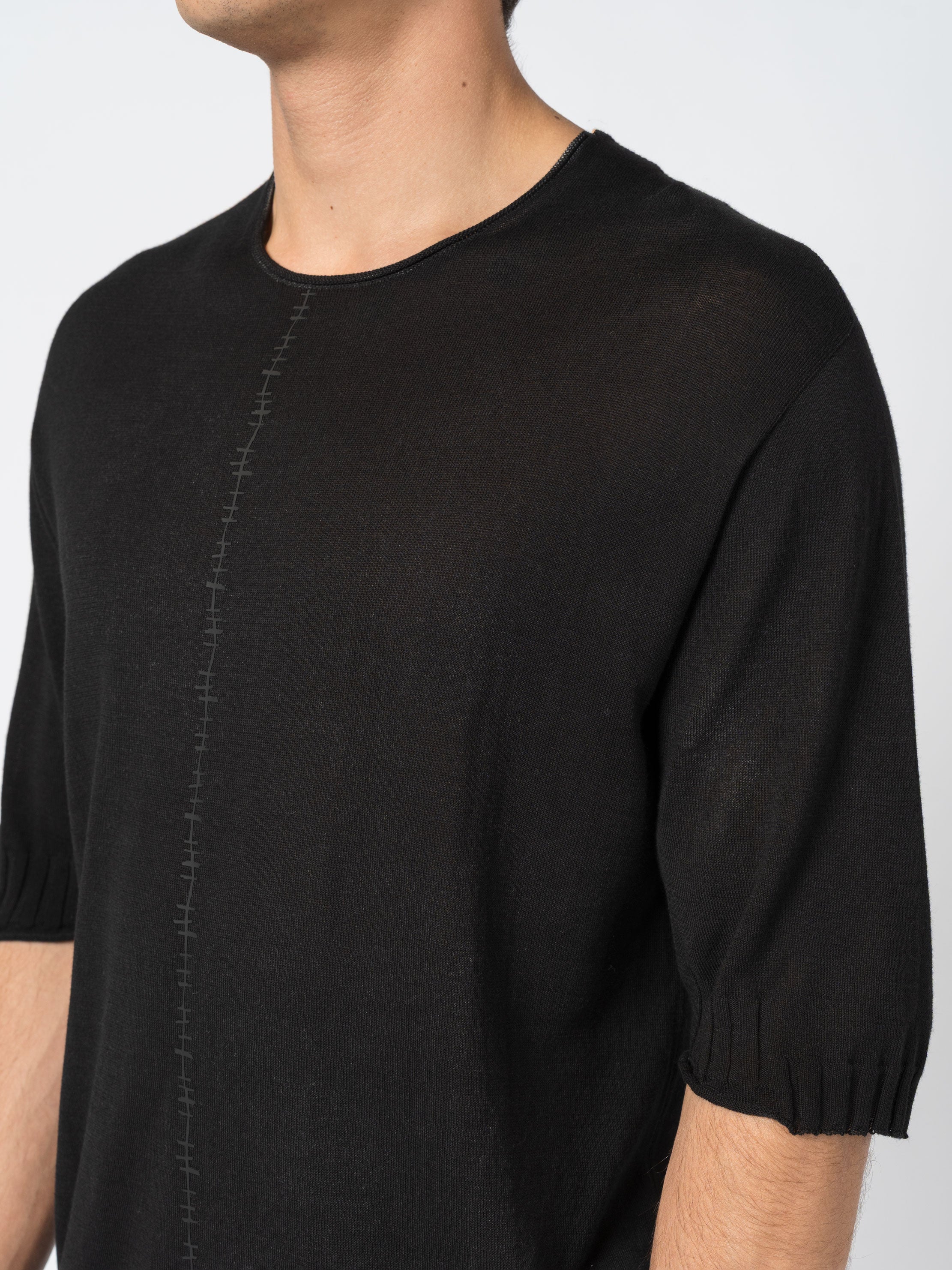Center Stitch Knit Tee