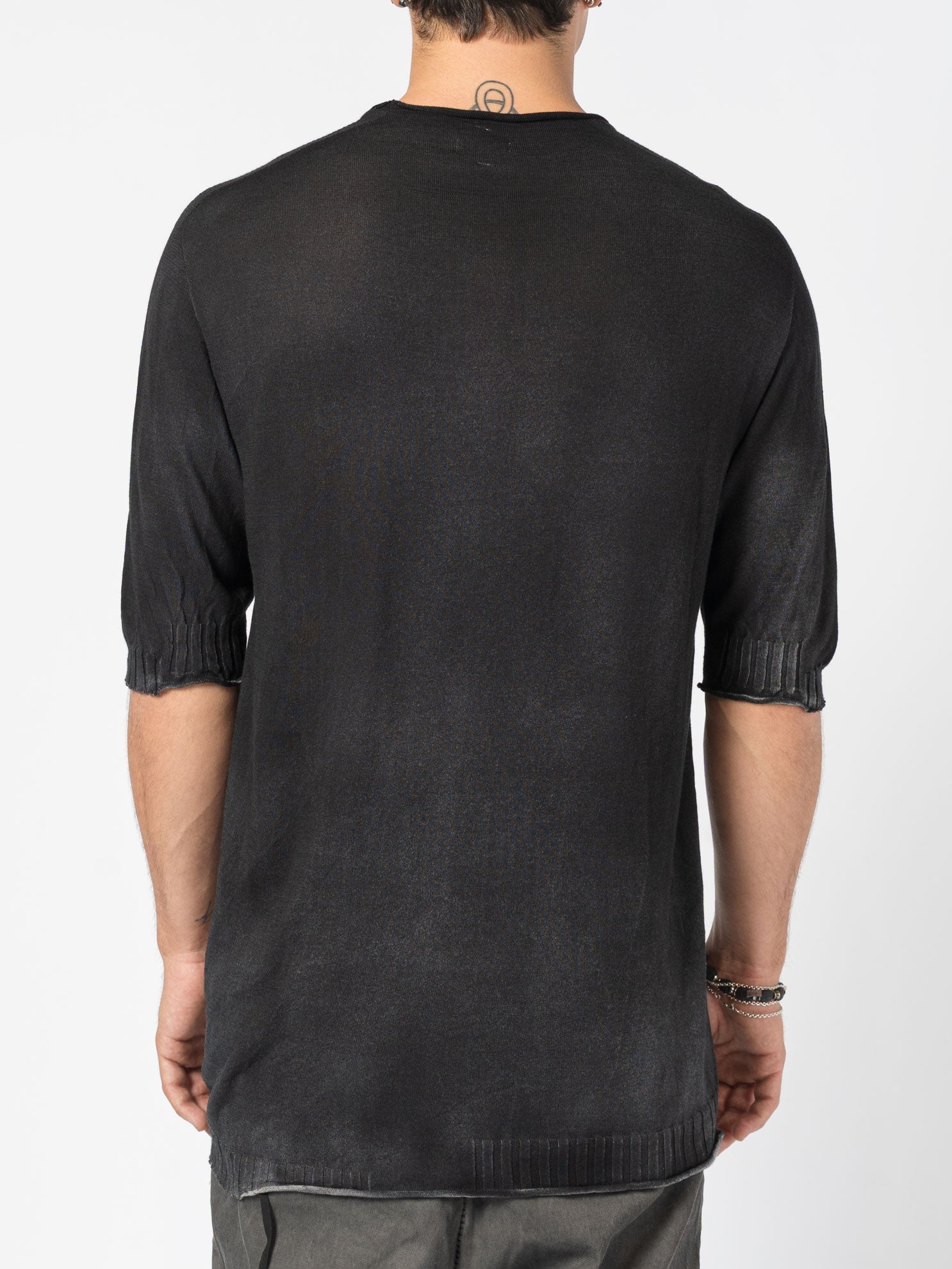 Lightweight Ribbed Knit Tee - INN7