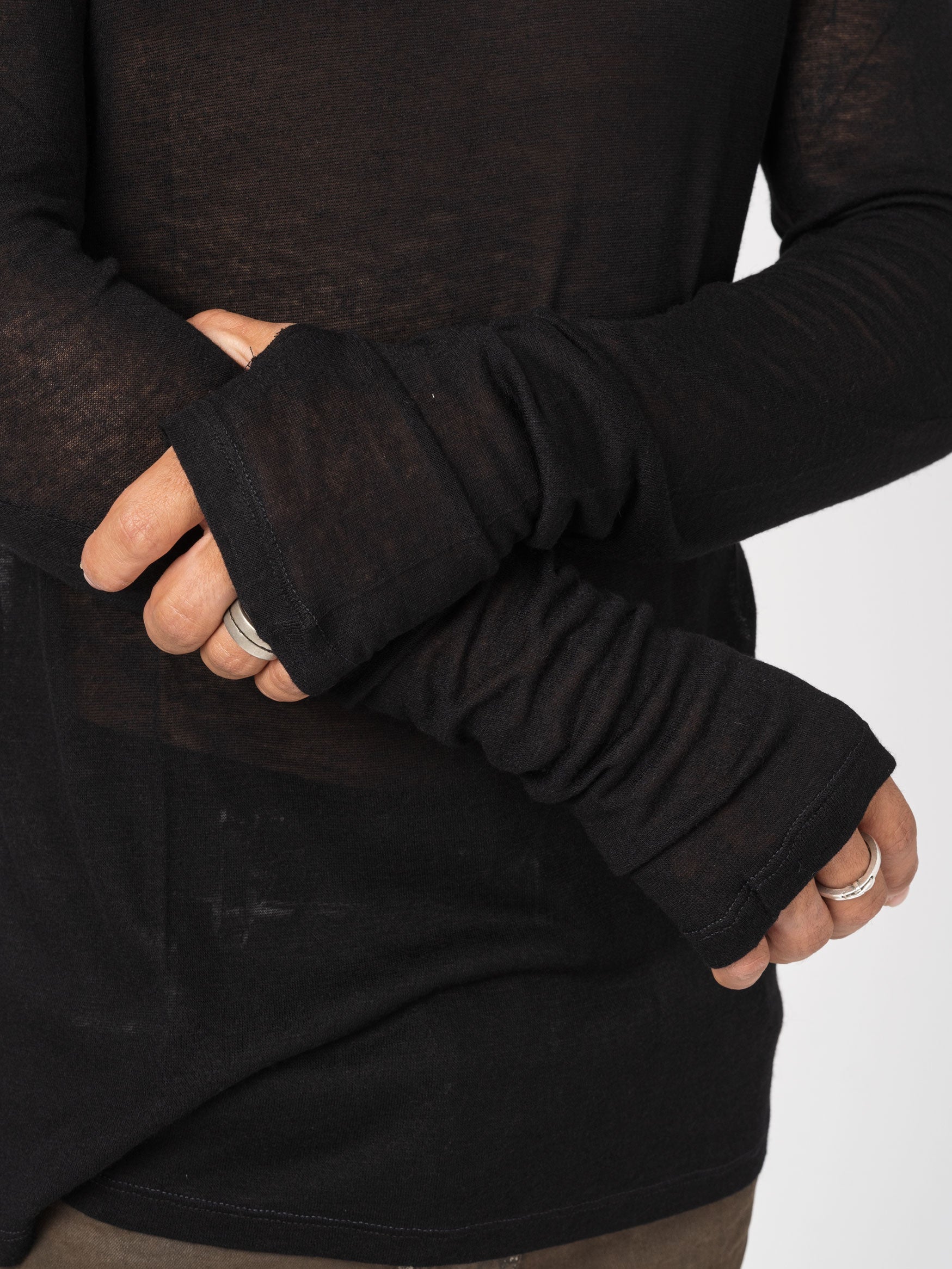Sheer Turtleneck Shirt - INN7