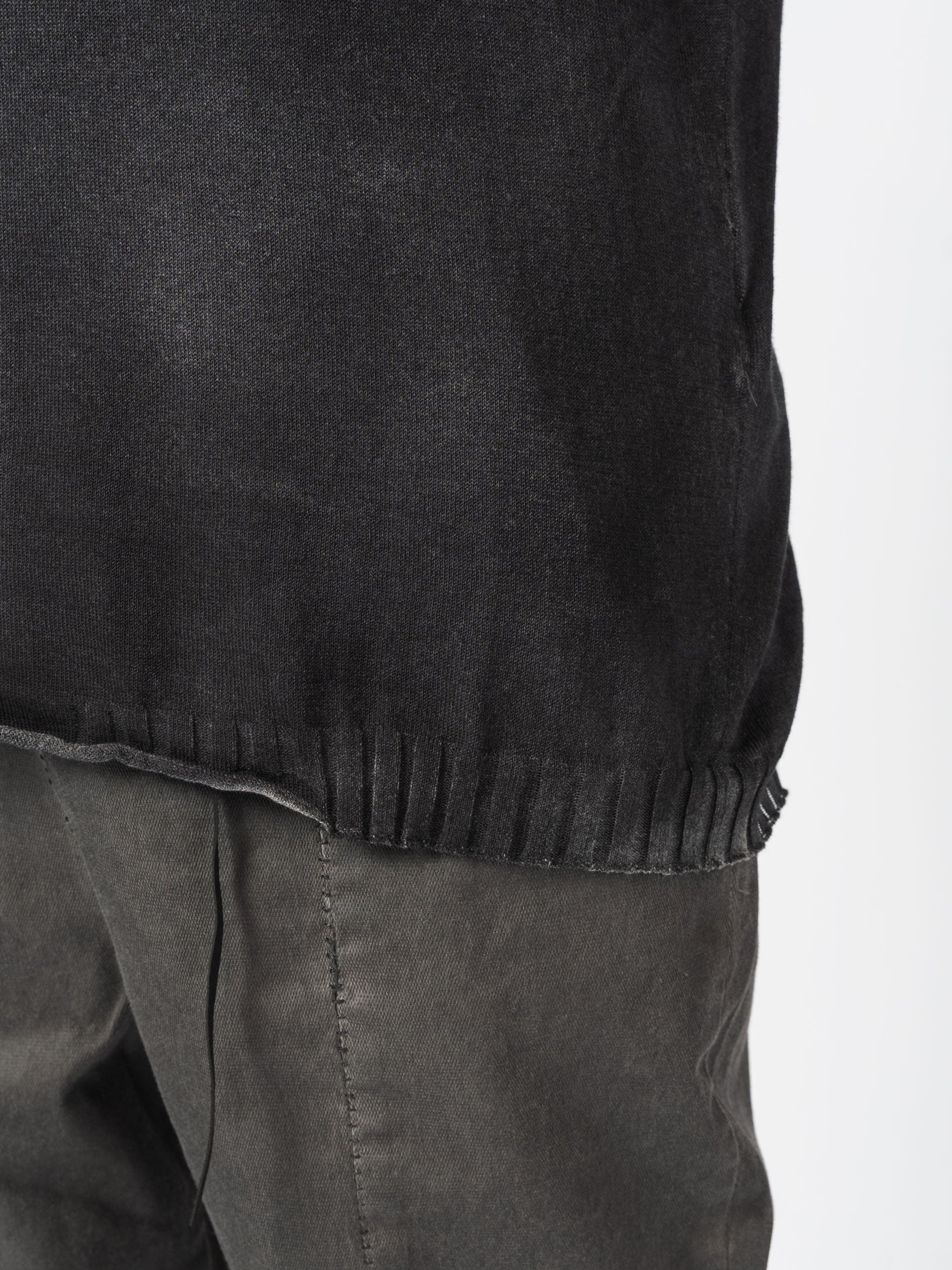 Lightweight Ribbed Knit Tee - INN7
