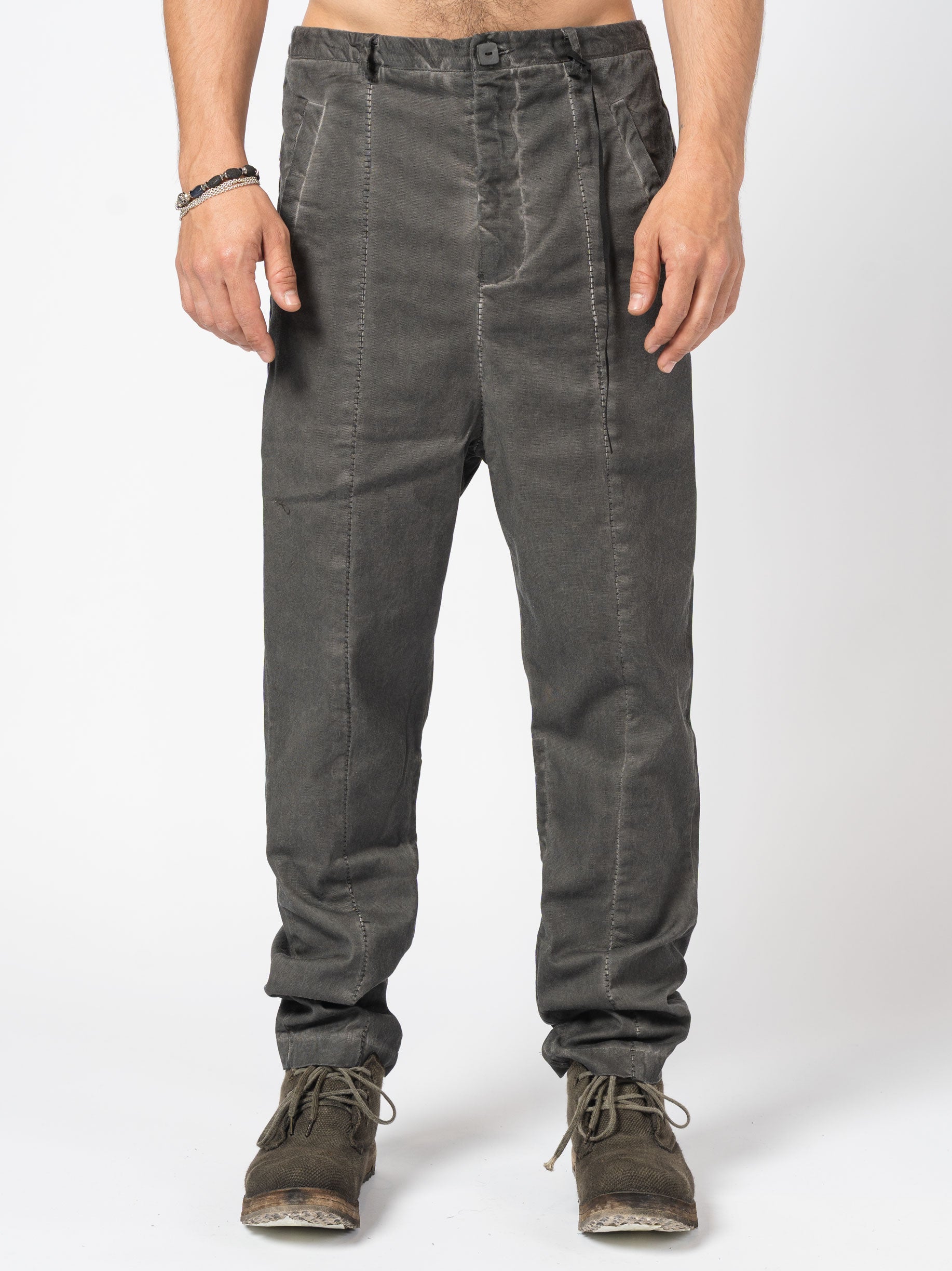Washed Cotton Tapered Pants - INN7
