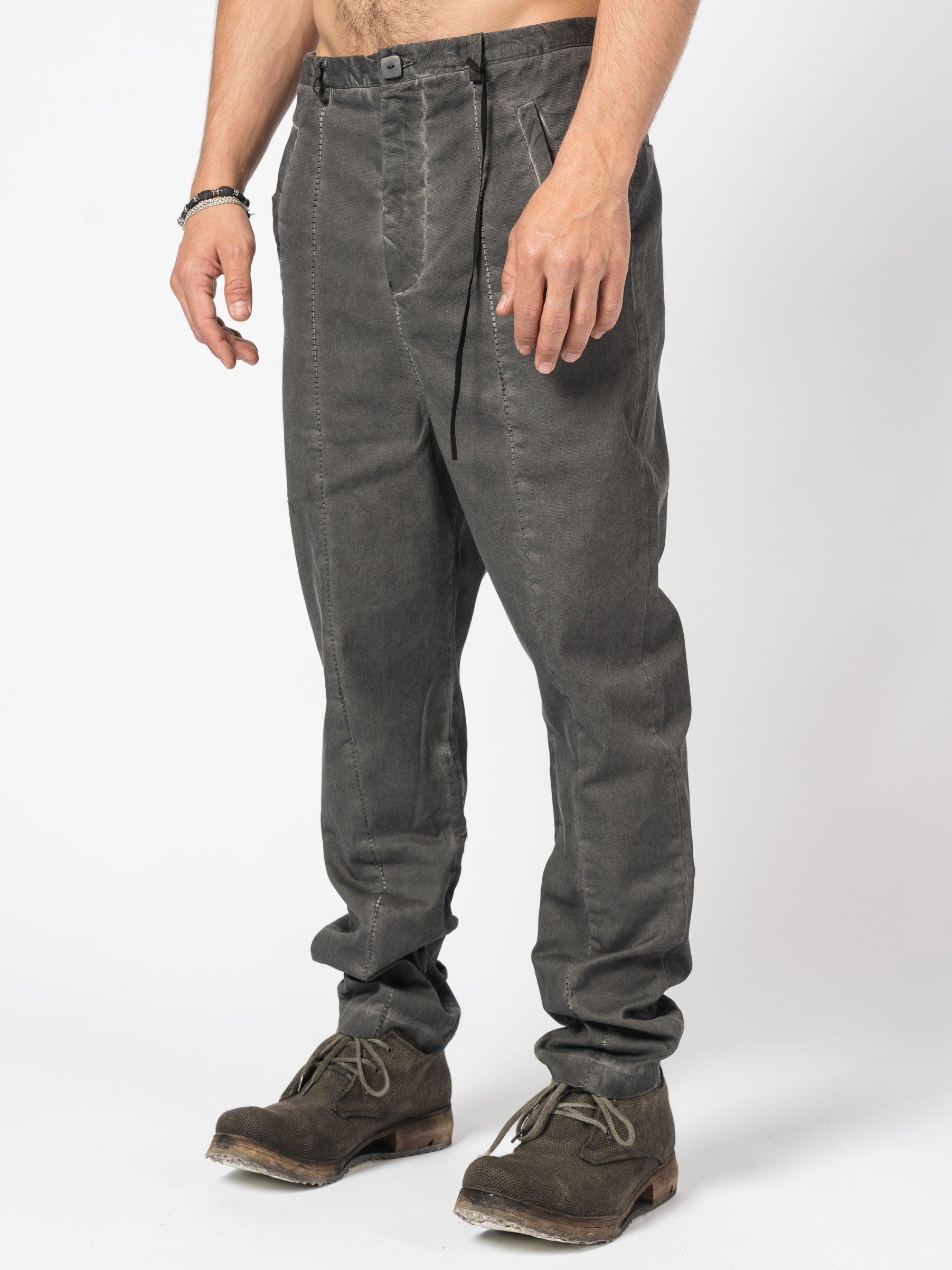 Washed Cotton Tapered Pants - INN7