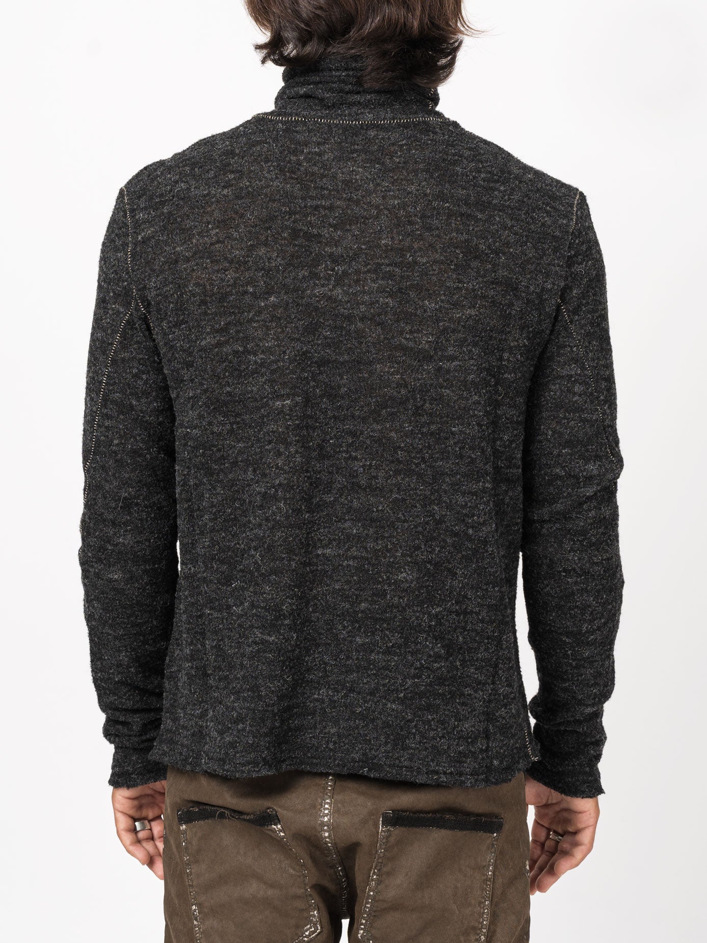 Textured Wool Turtleneck Knit - INN7