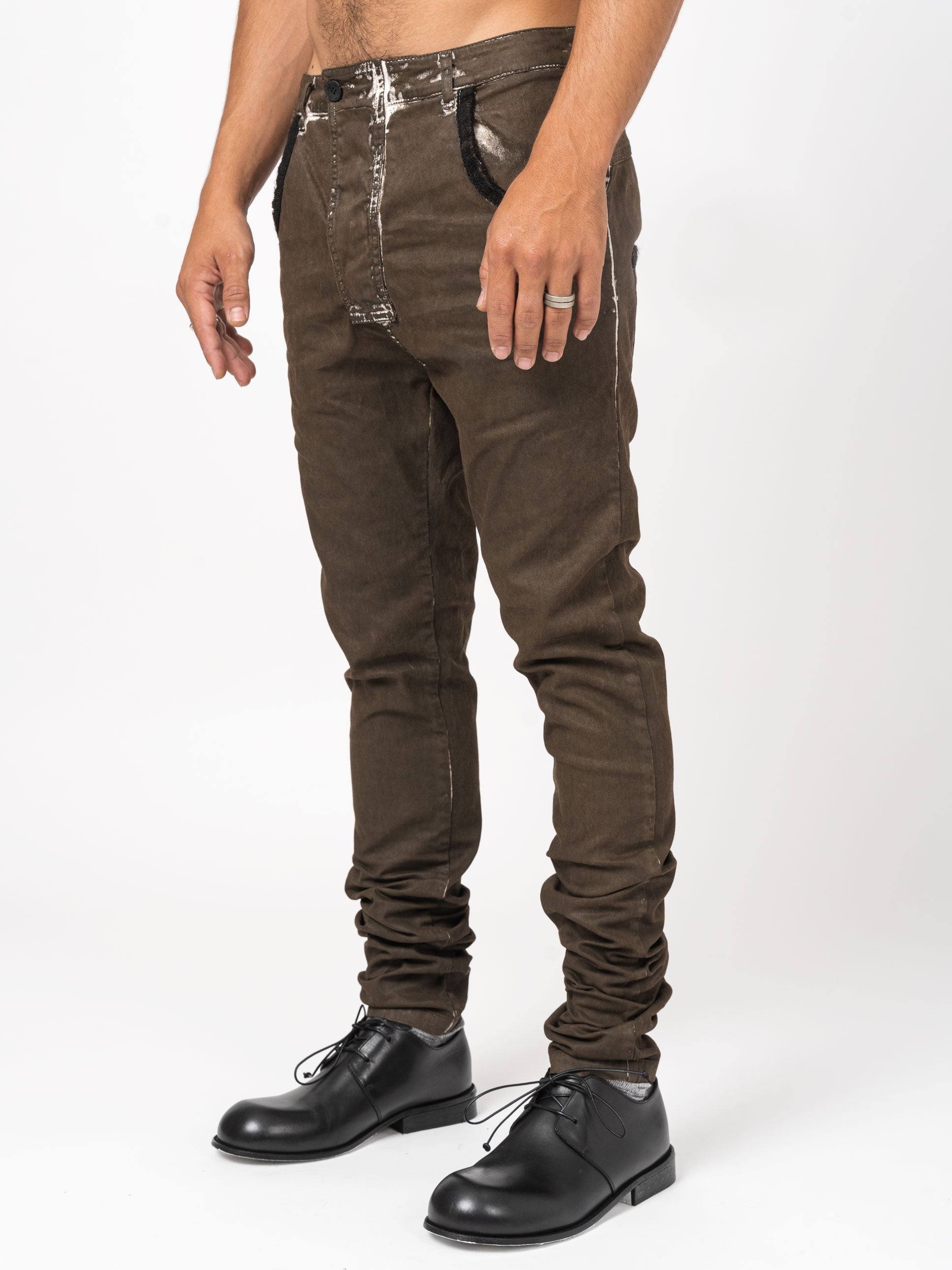 Distressed Slim Fit Pants - INN7