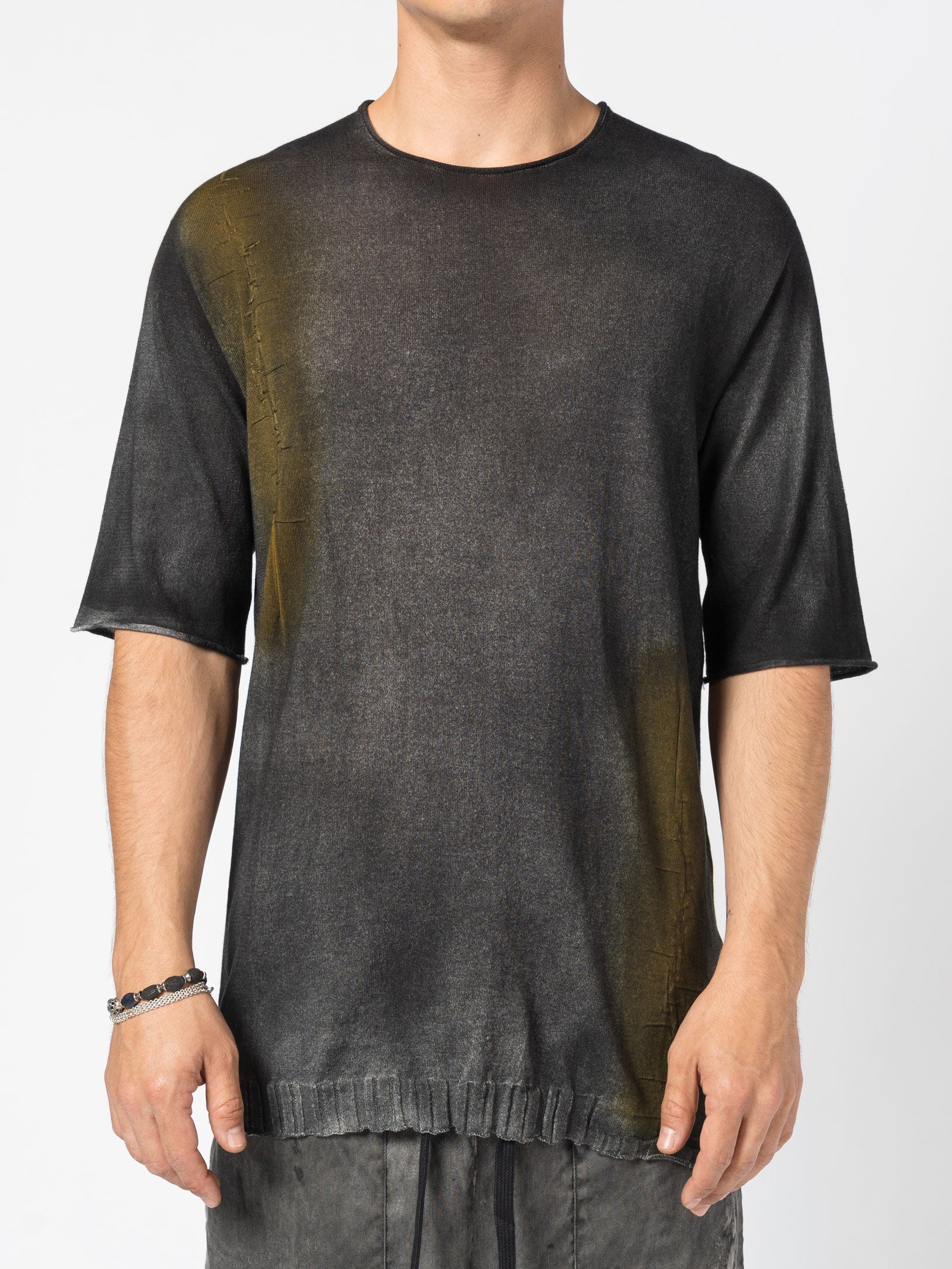 Hand-Dyed Distressed Tee - INN7